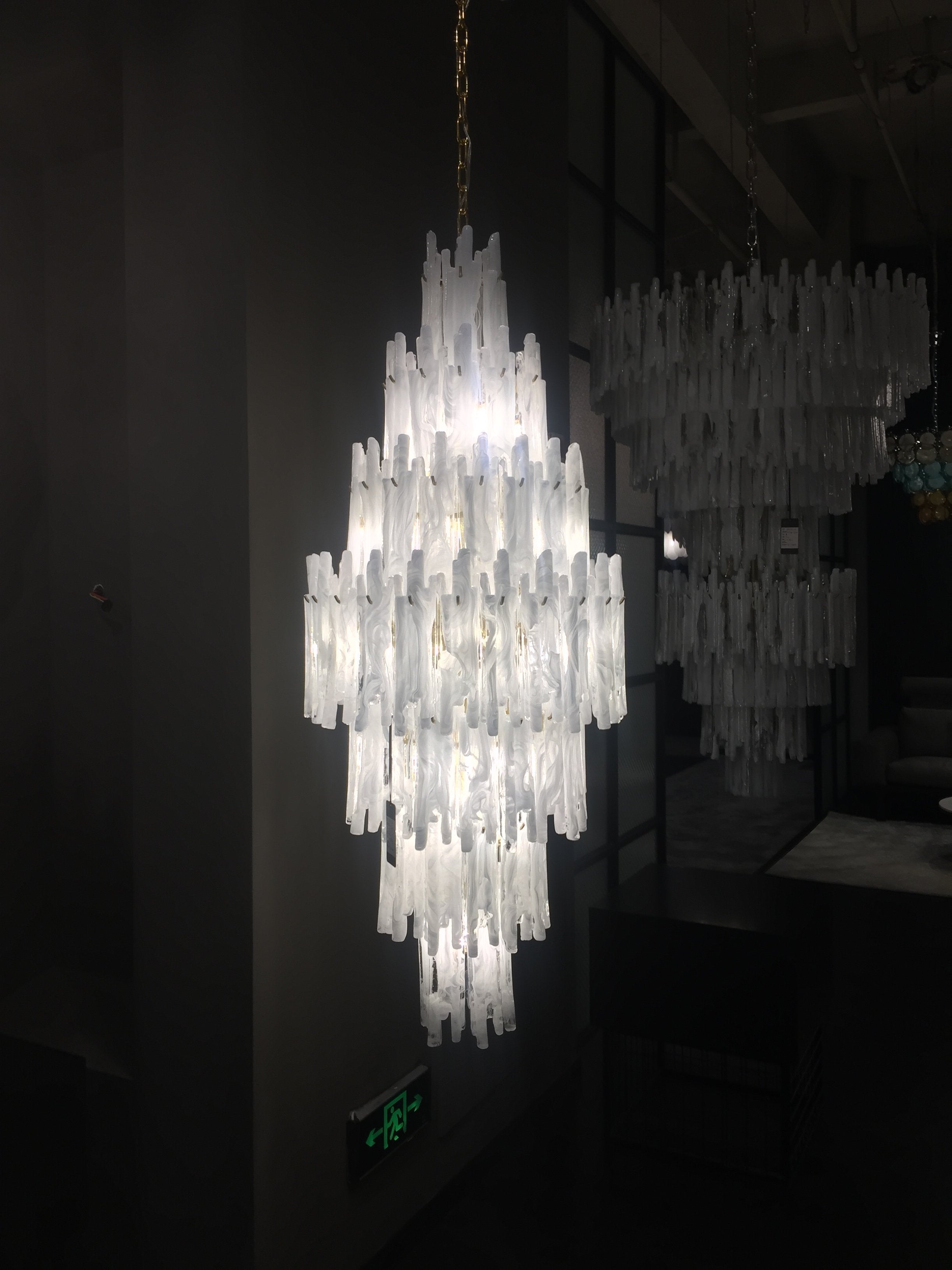 Blanche Murano Glass Pendant Light - Italian Concept - 