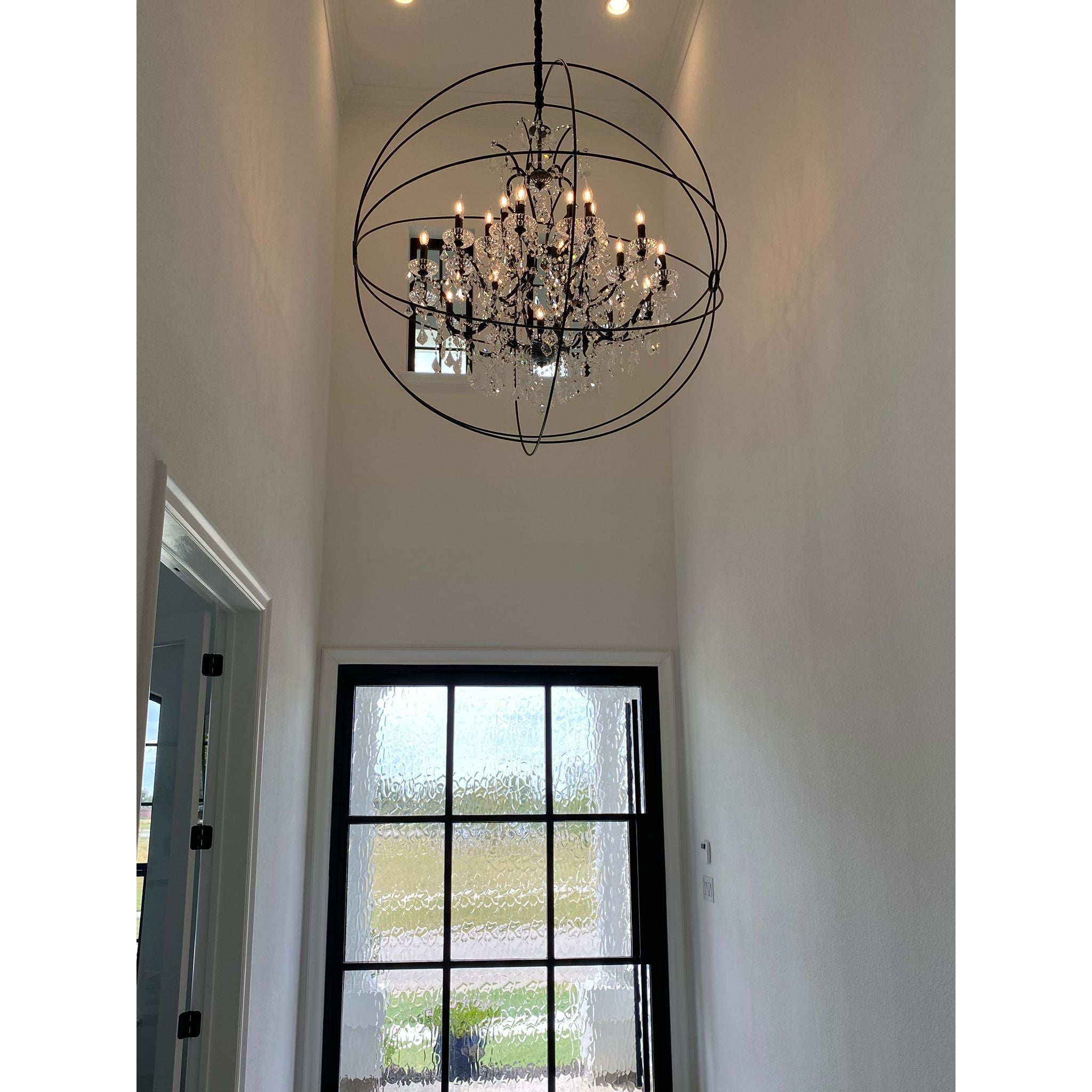 MN Iron Orb Crystal Chandelier - Italian Concept