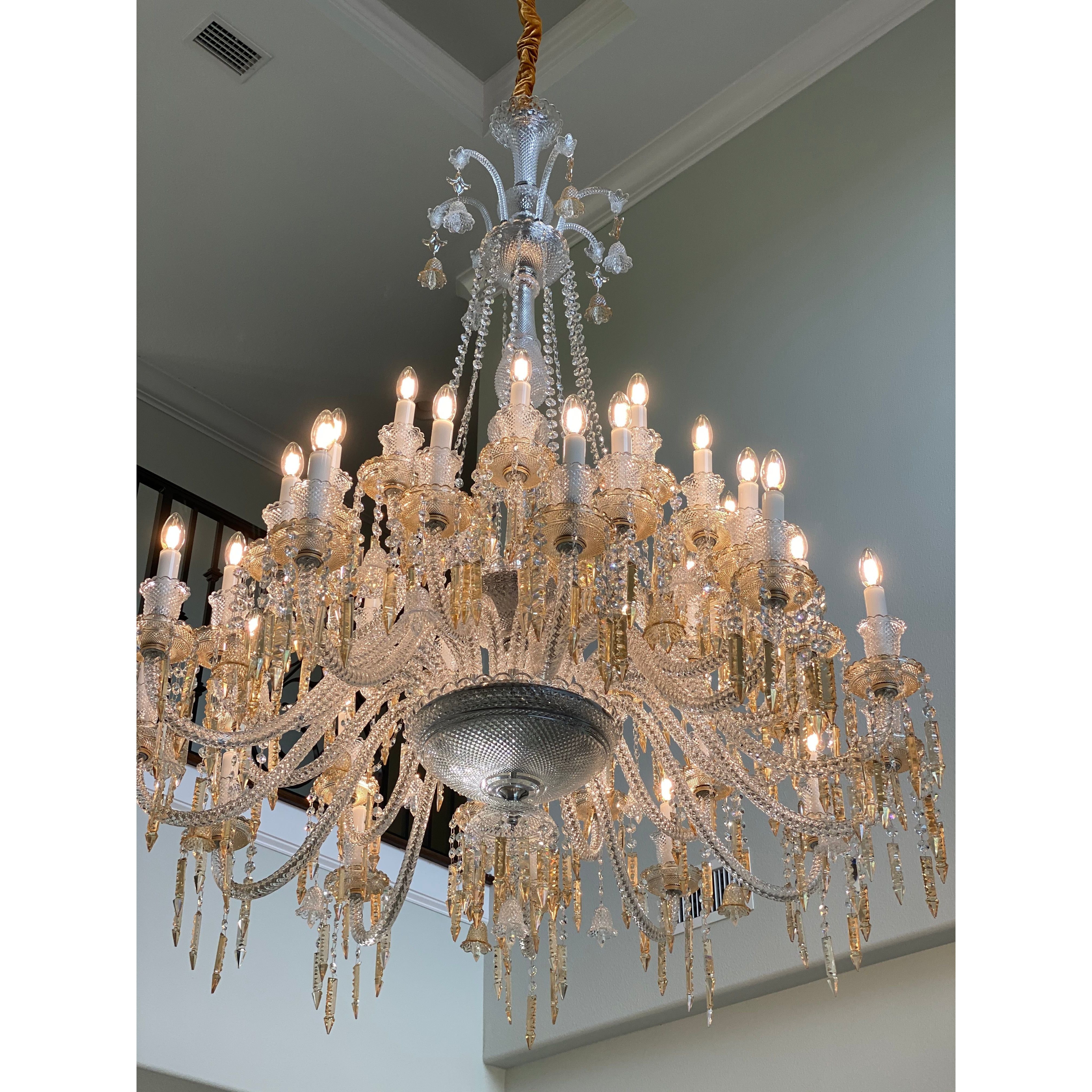 36 Light Antoinette Crystal Chandelier - Italian Concept - 