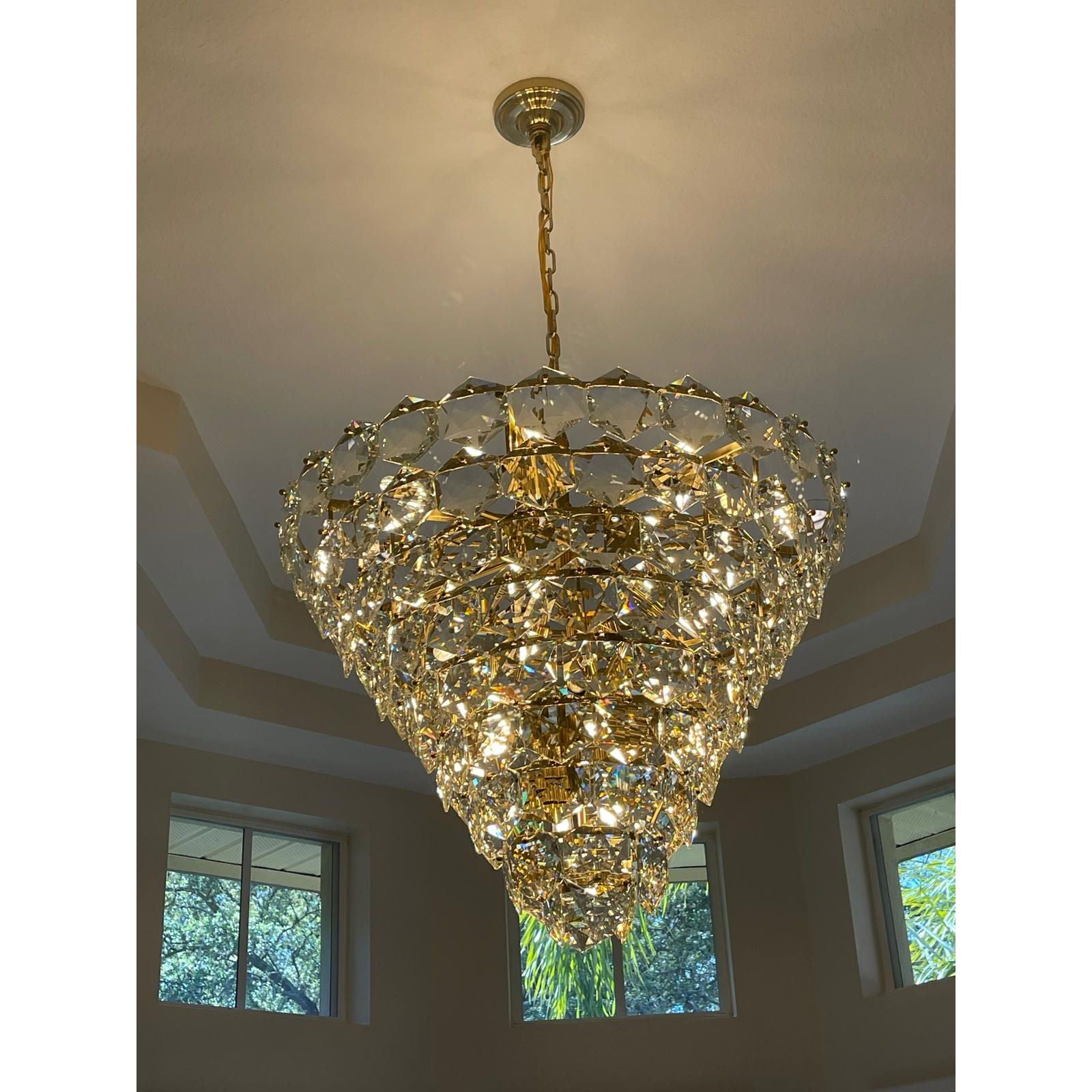 Gallerie Star 5-tier Crystal Chandelier - Italian Concept