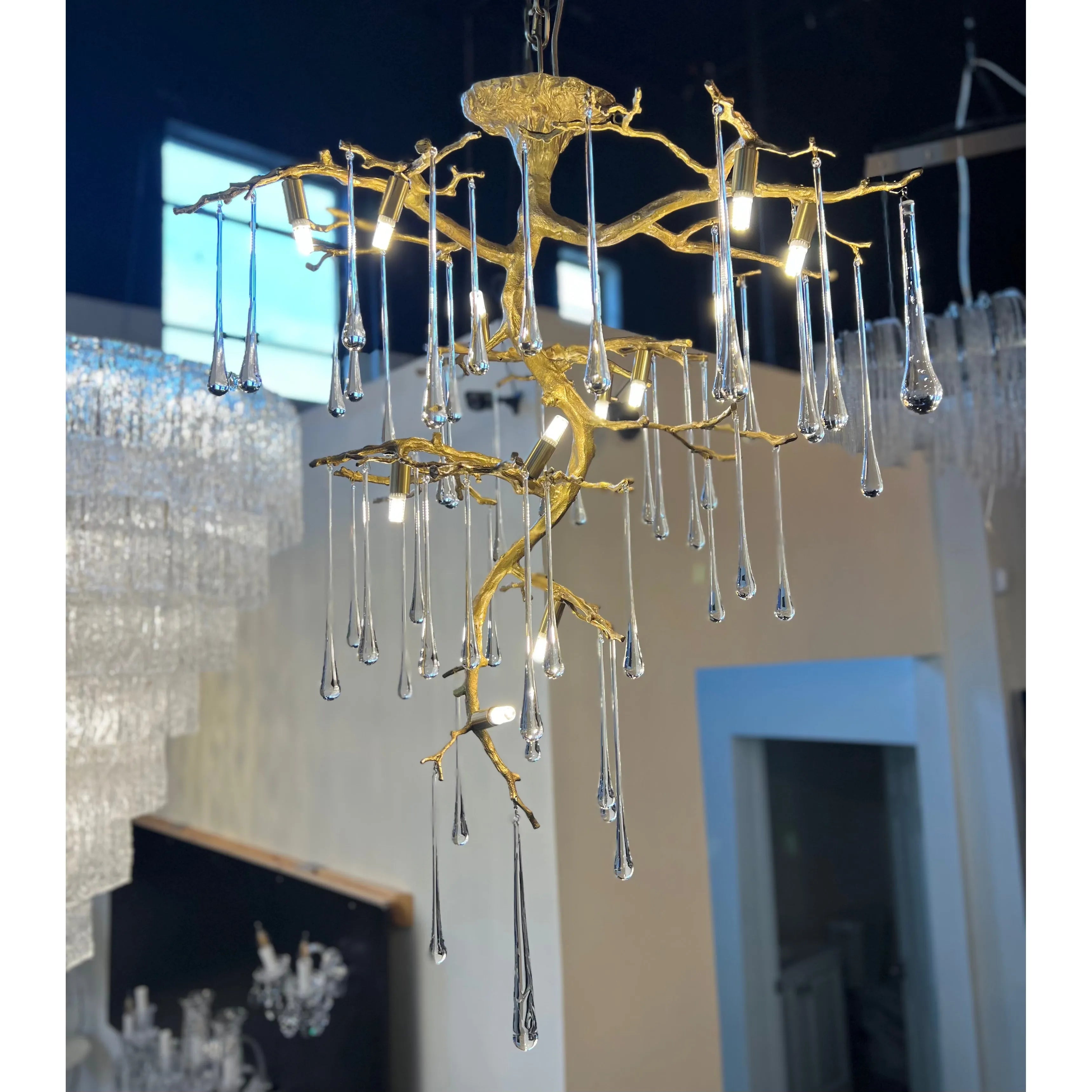 Willow Branching Glass Chandelier - Italian Concept