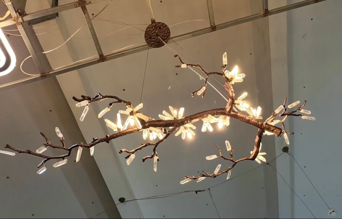 Cherry Blossom Branching Tree Chandelier - Italian Concept