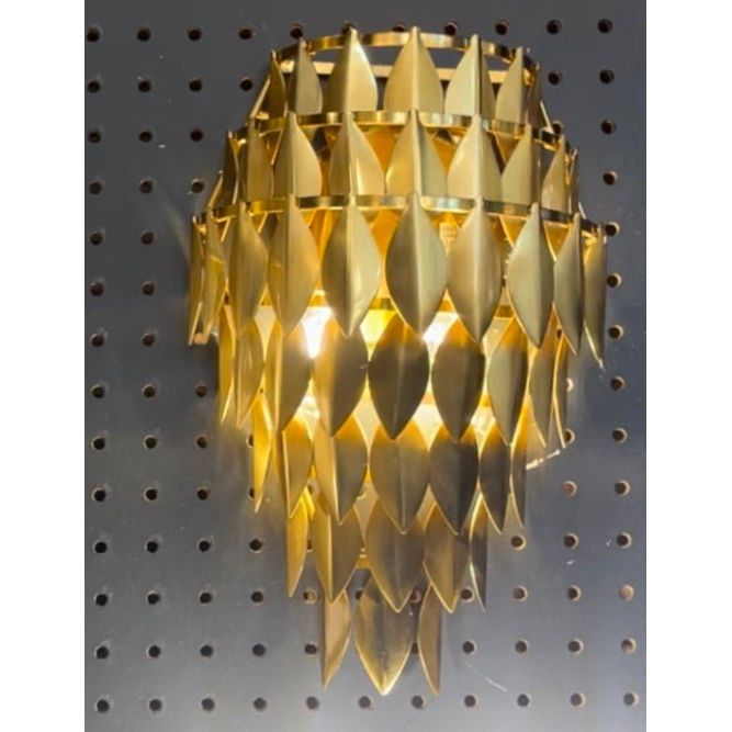 Maison Bouton Metal Leaf Sconce - Italian Concept