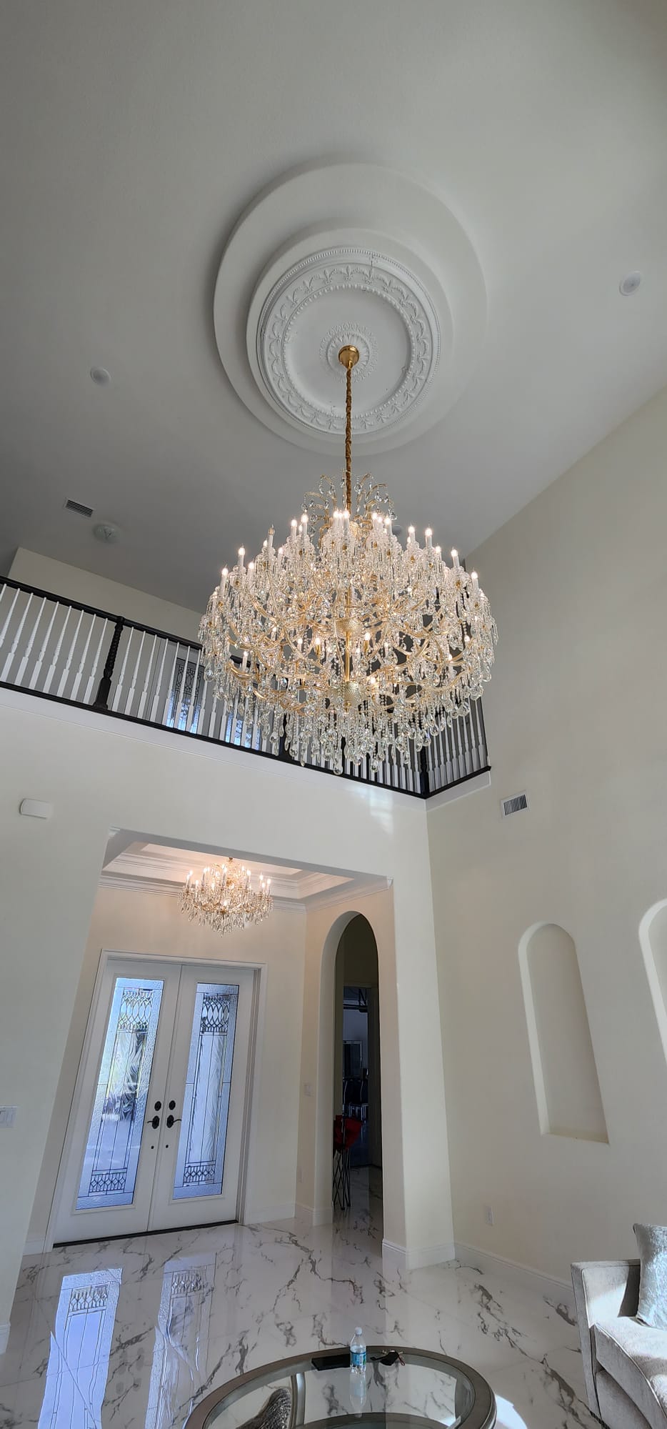 Foyer chandelier deals