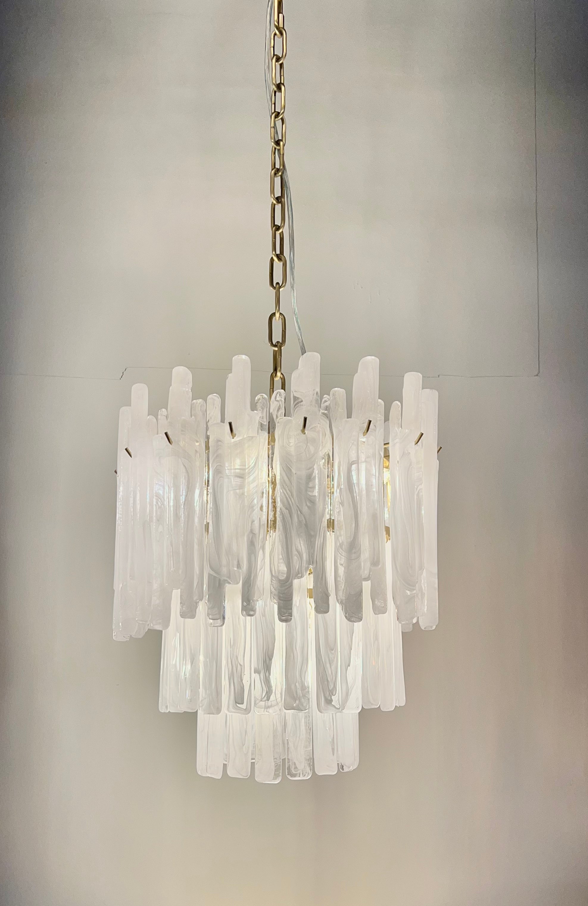 Blanche Murano Glass Pendant Light - Italian Concept