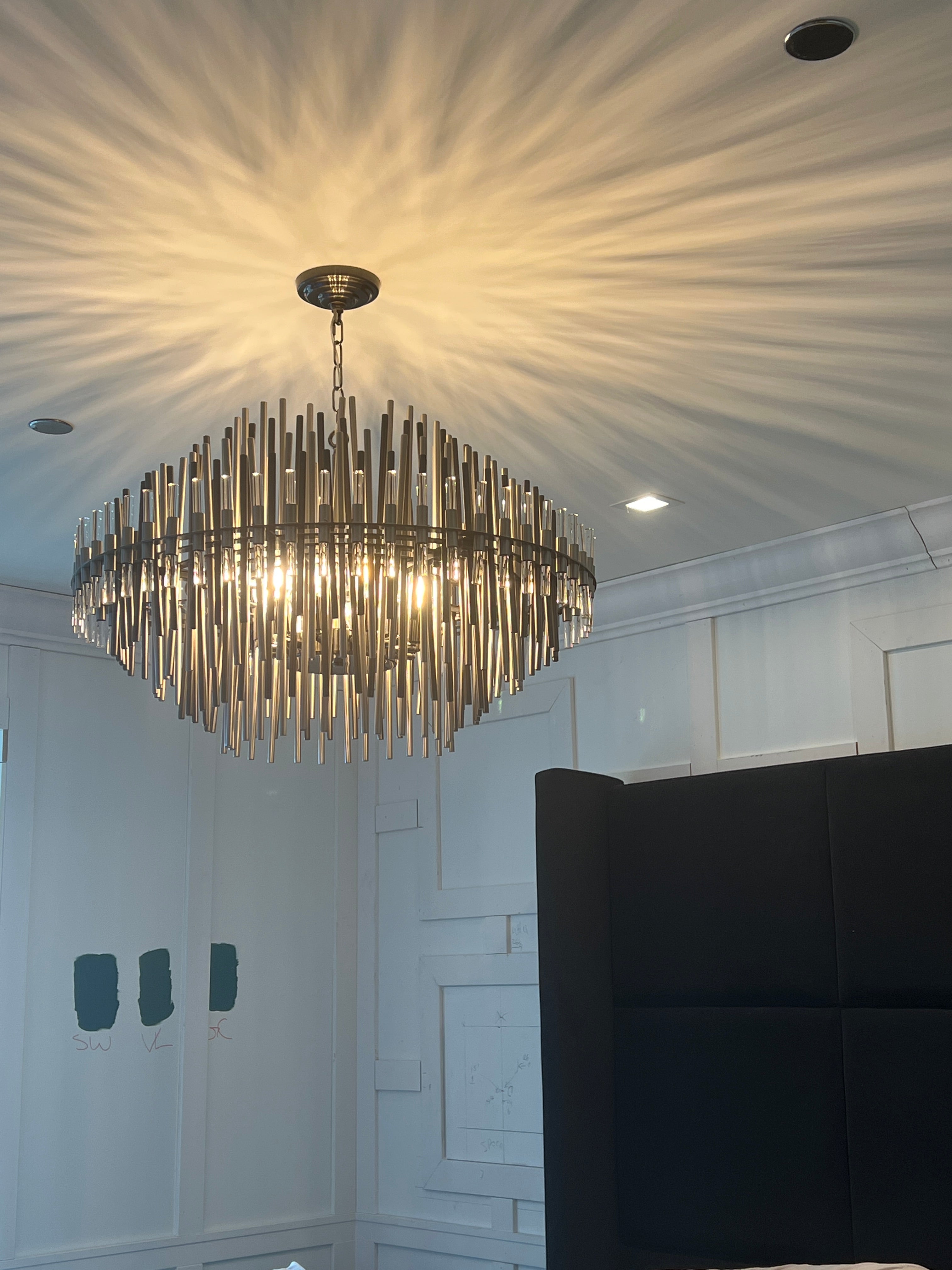 Escalier   32" Wide Crystal Chandelier - Italian Concept