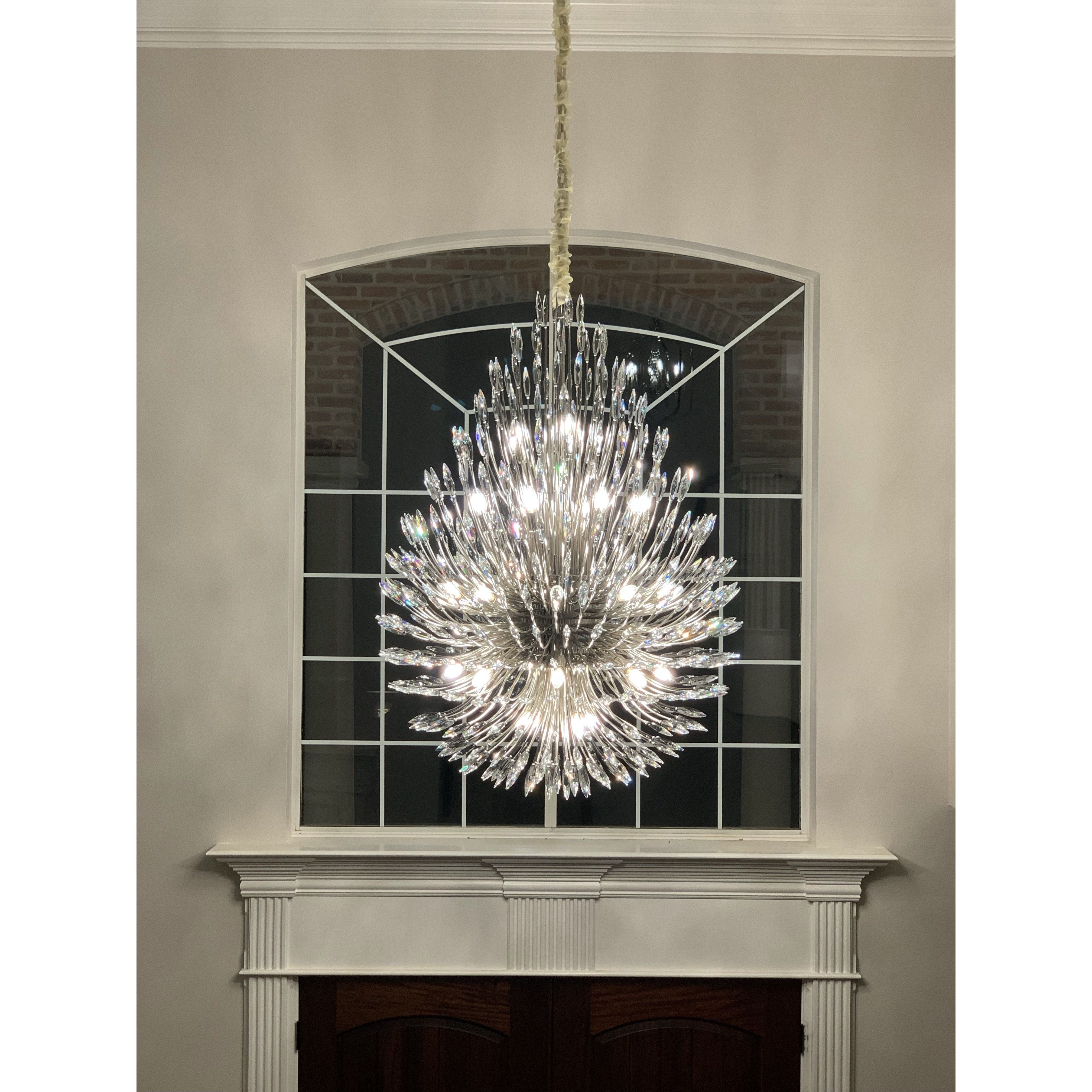 Lily Starburst Crystal Sputnik Chandelier - Italian Concept