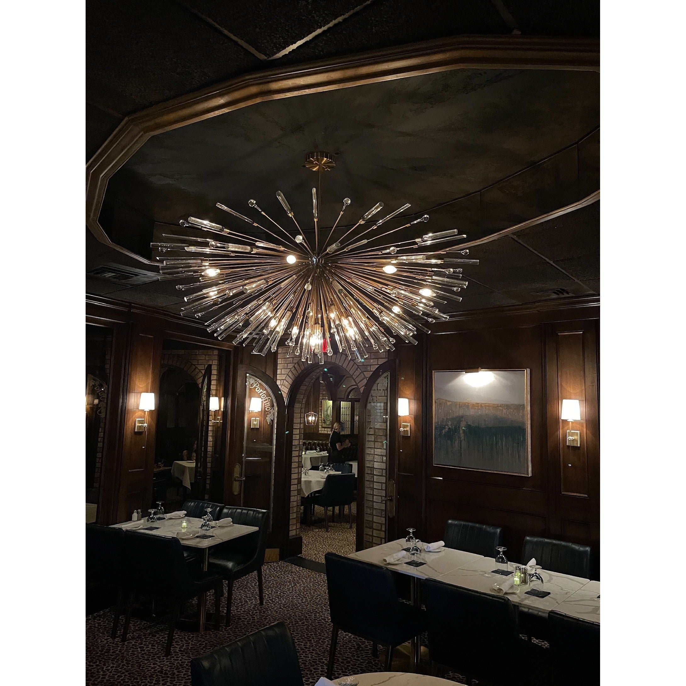 Aisar Sputnik Flushmount Starburst Chandelier - Italian Concept - 