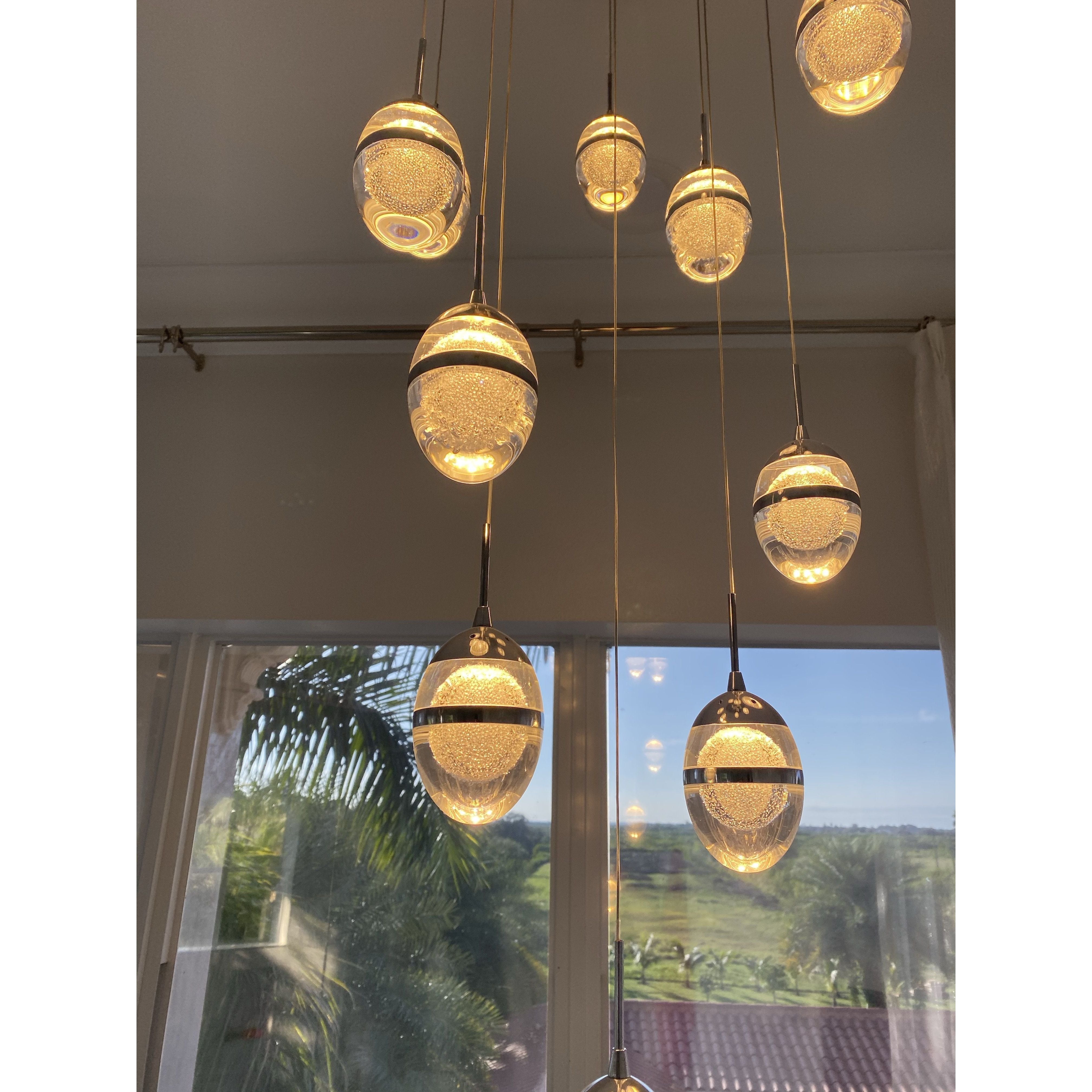 Infinity LED Glass Globe Bubble Chandelier - Italian Concept