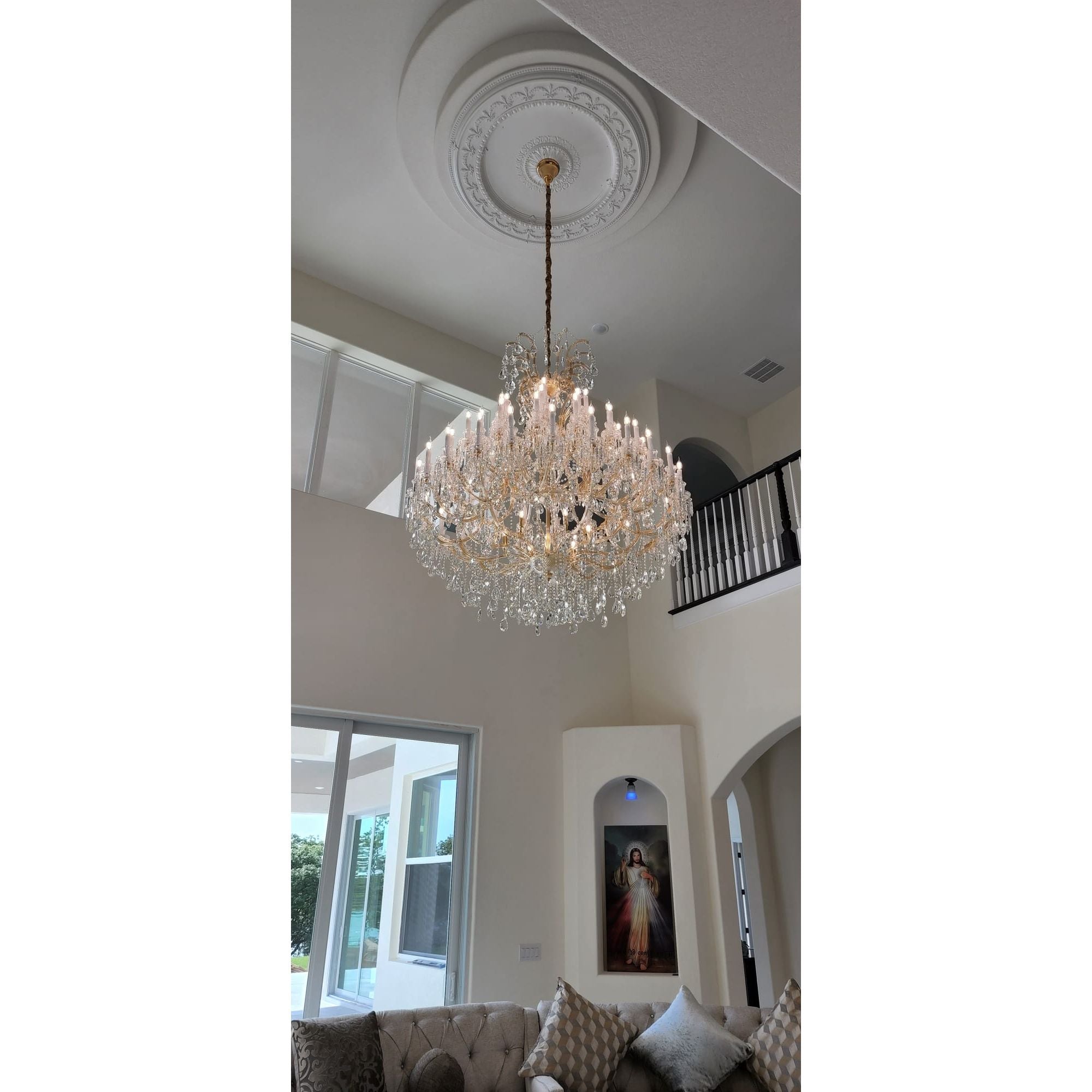 66L Rococo Foyer Classic Crystal Chandelier - Italian Concept - 