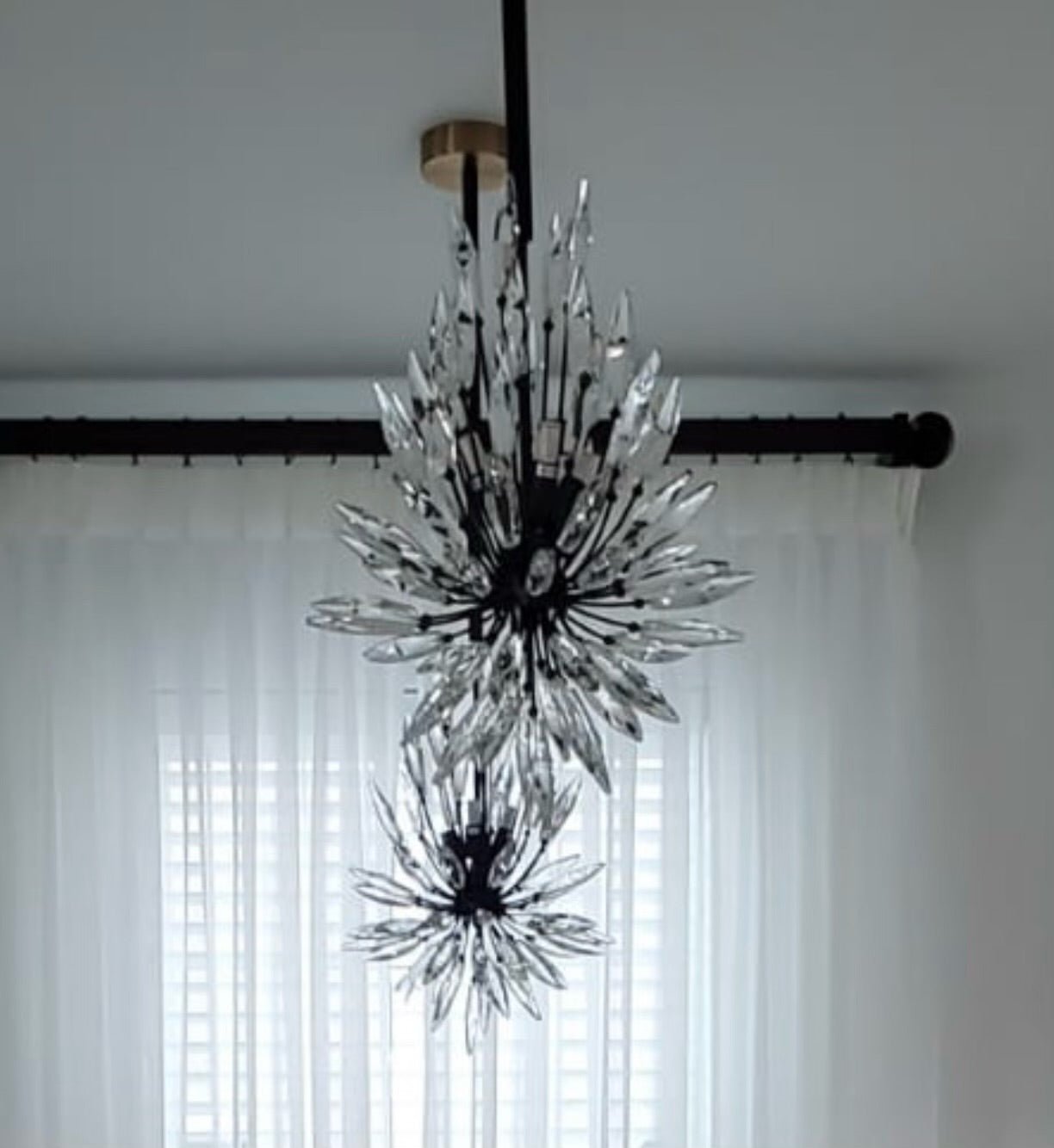 Lily Starburst Sputnik Crystal Pendant Light - Italian Concept