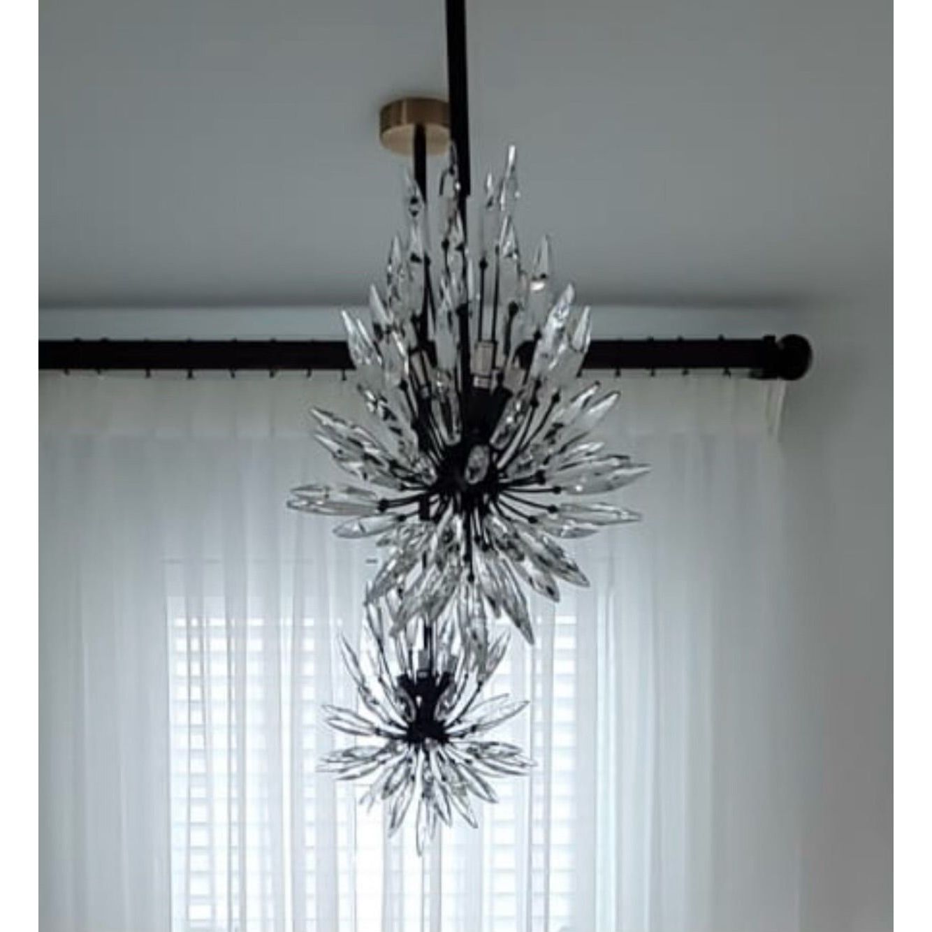 Lily Starburst Sputnik Crystal Pendant Light - Italian Concept