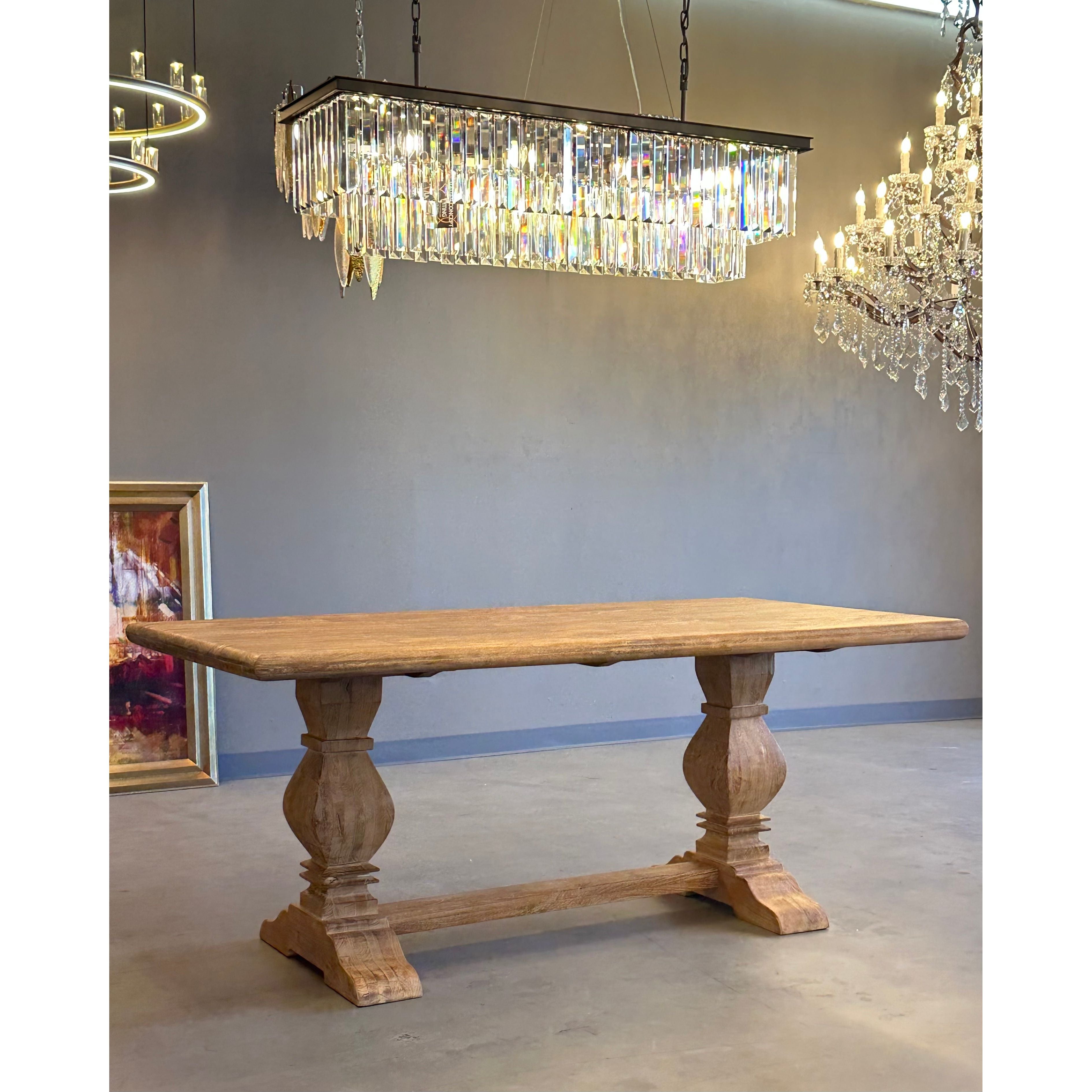 Odeon Crystal Fringe Rectangular Chandelier - Italian Concept