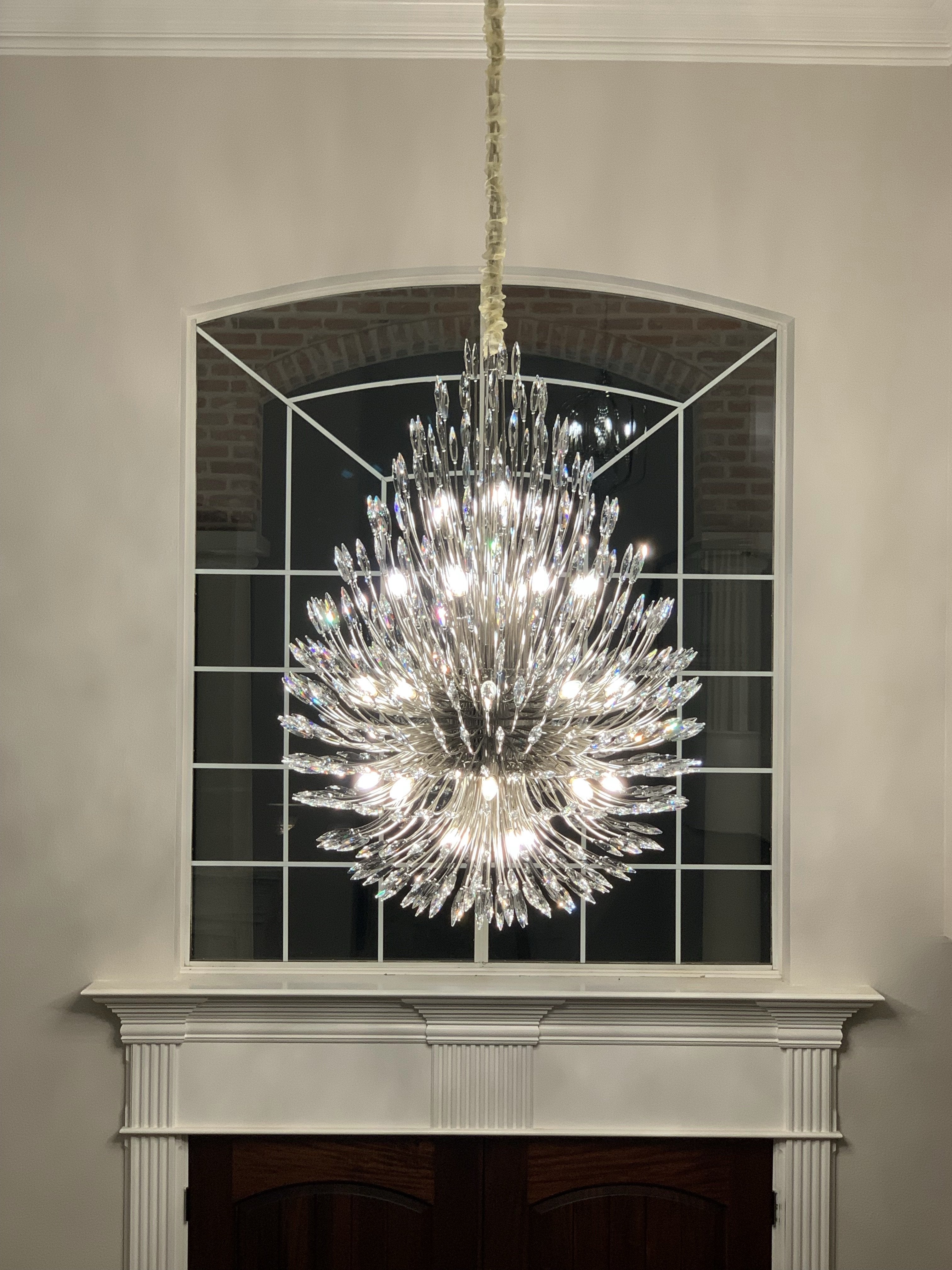 Lilyy Starburst Crystal Sputnik Chandelier - Italian Concept