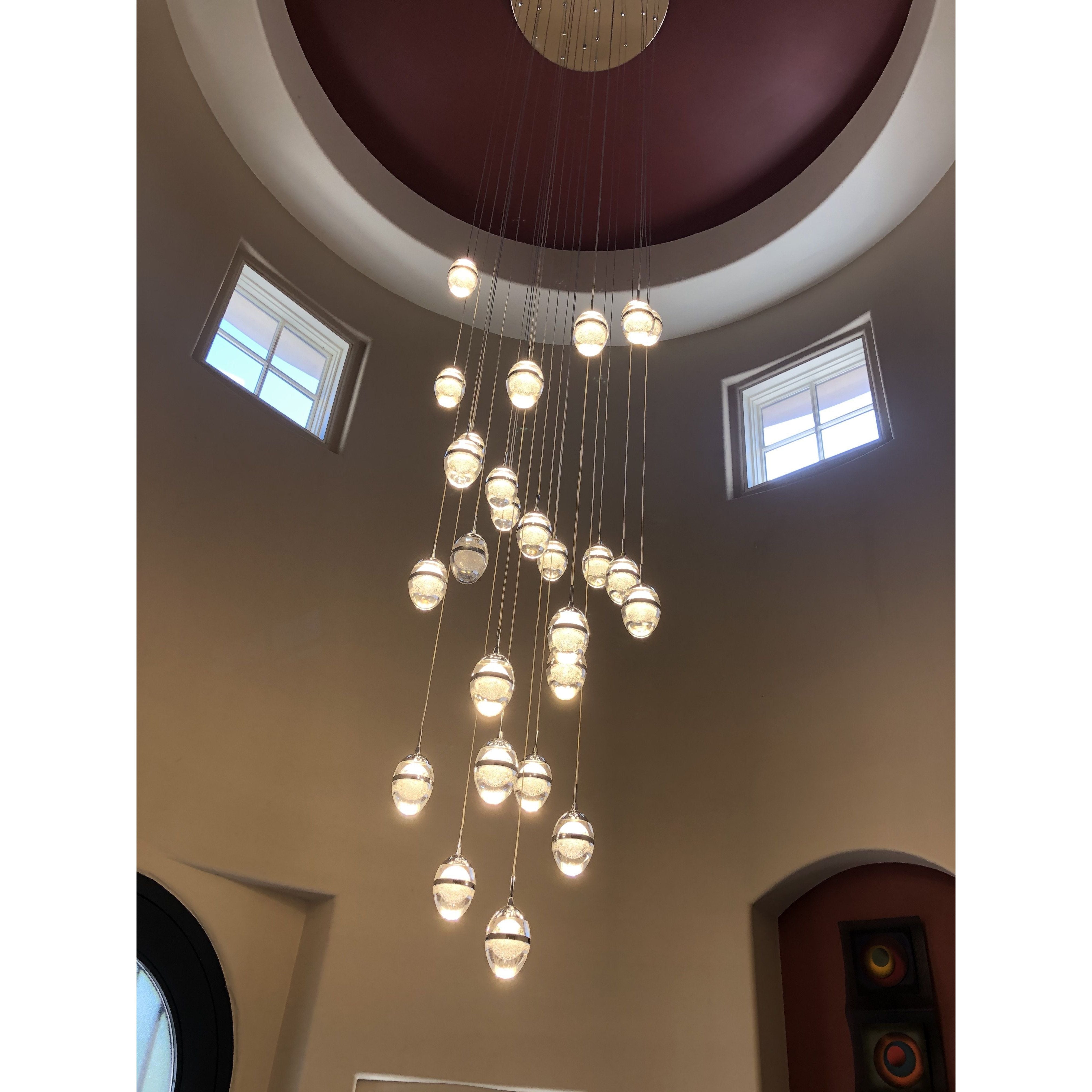 Infinity LED Glass Globe Bubble Chandelier - Italian Concept