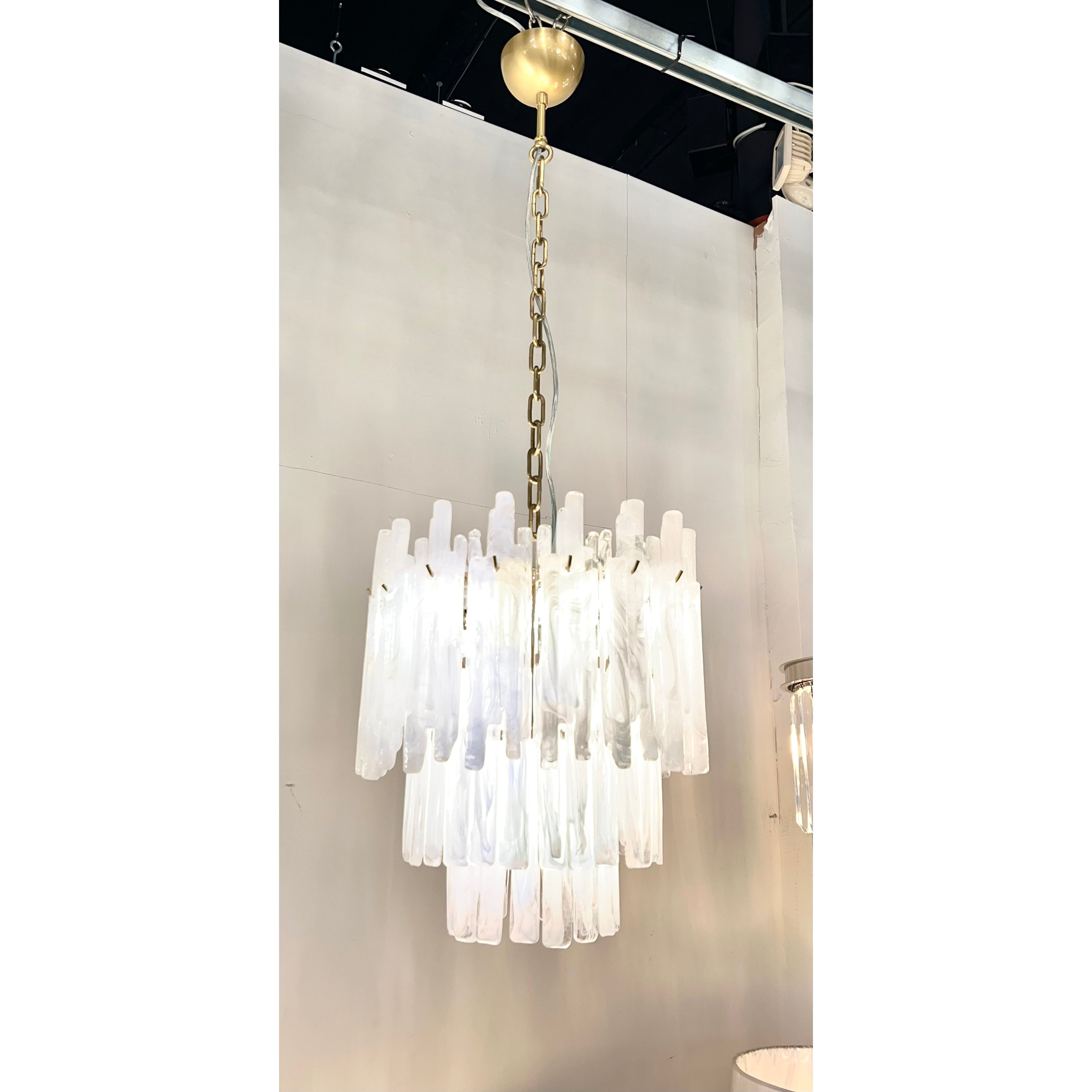 Blanche Murano Glass Pendant Light - Italian Concept