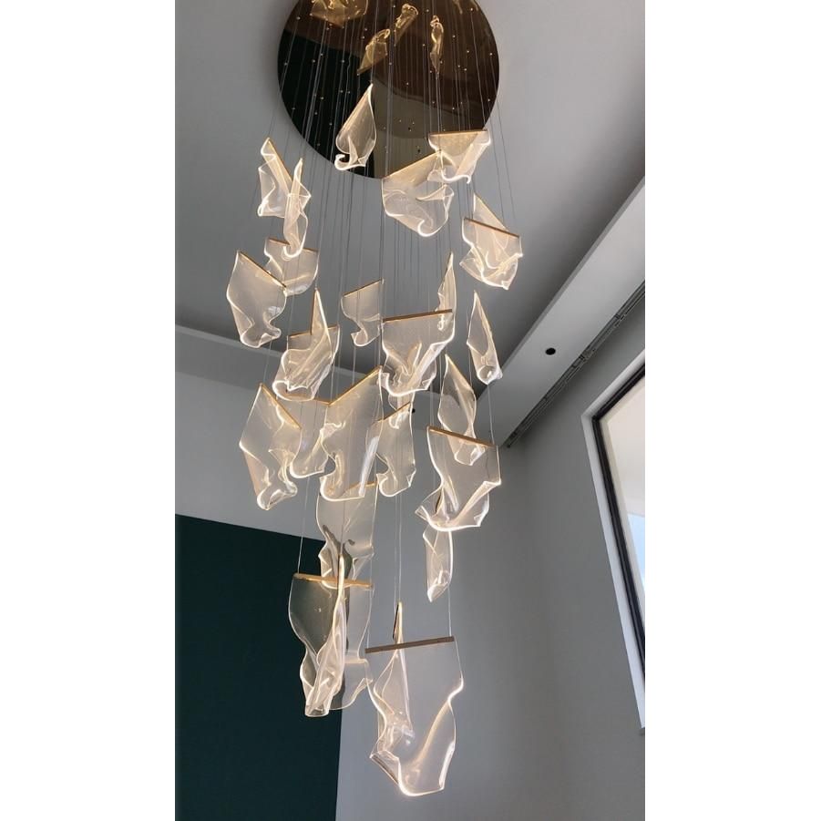 Axien Paper LED Foyer Pendant Light - Italian Concept - 