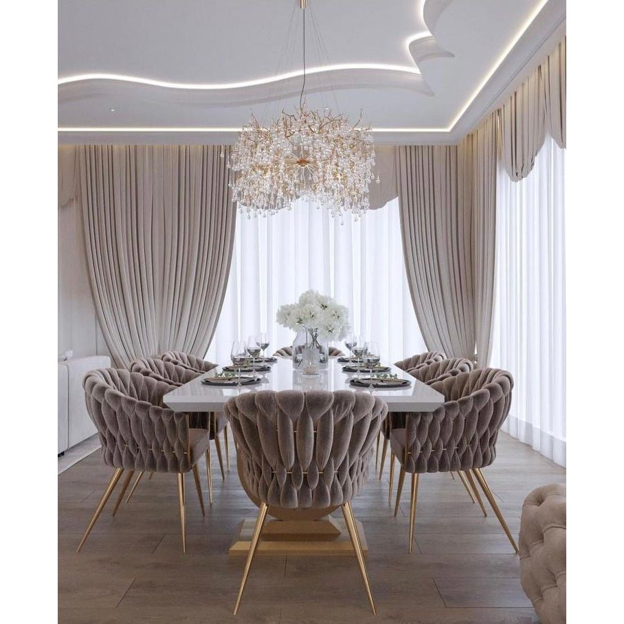 Livio Oval Branching Teardrop Chandelier - Italian Concept