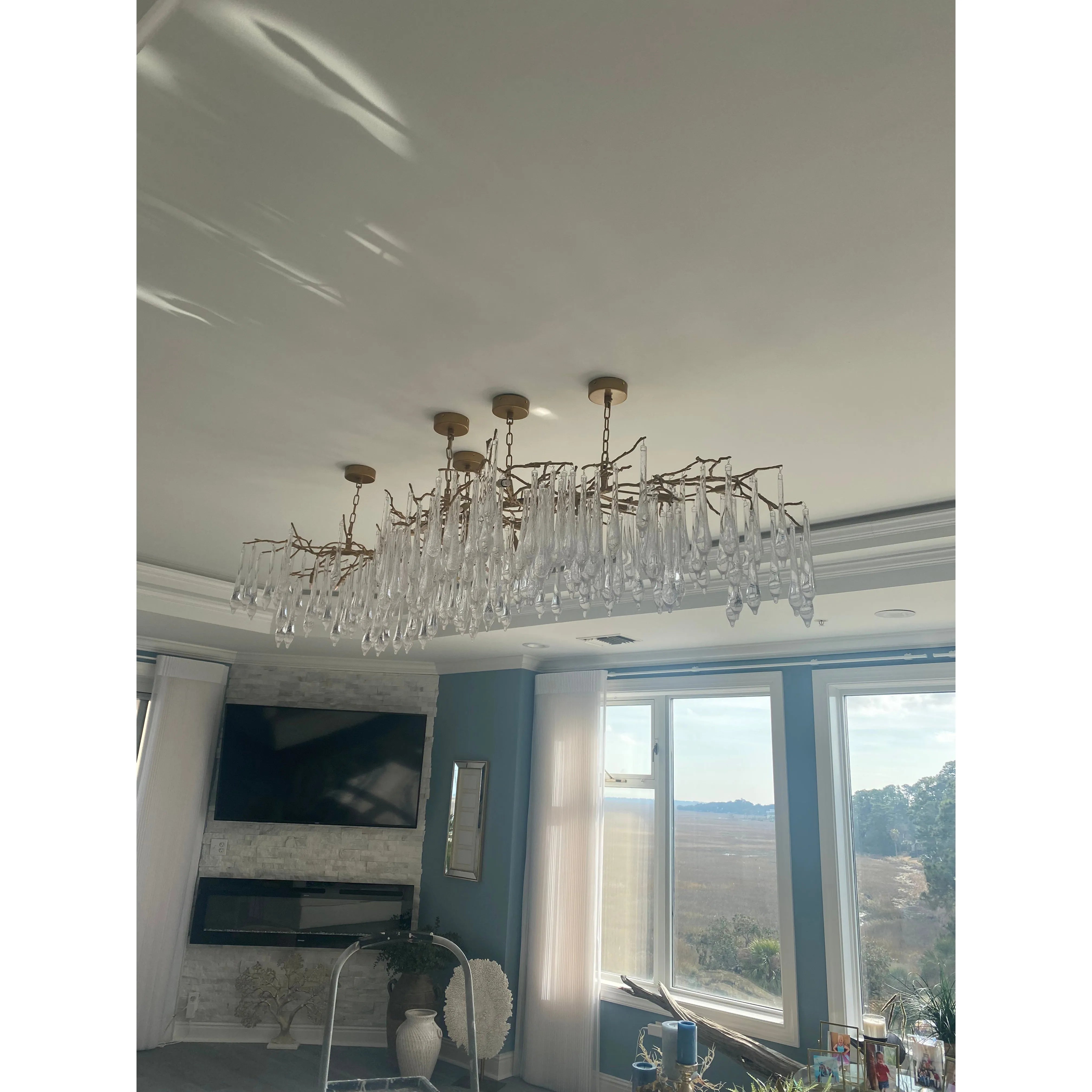 Livio Branching Hallway Chandelier - Italian Concept