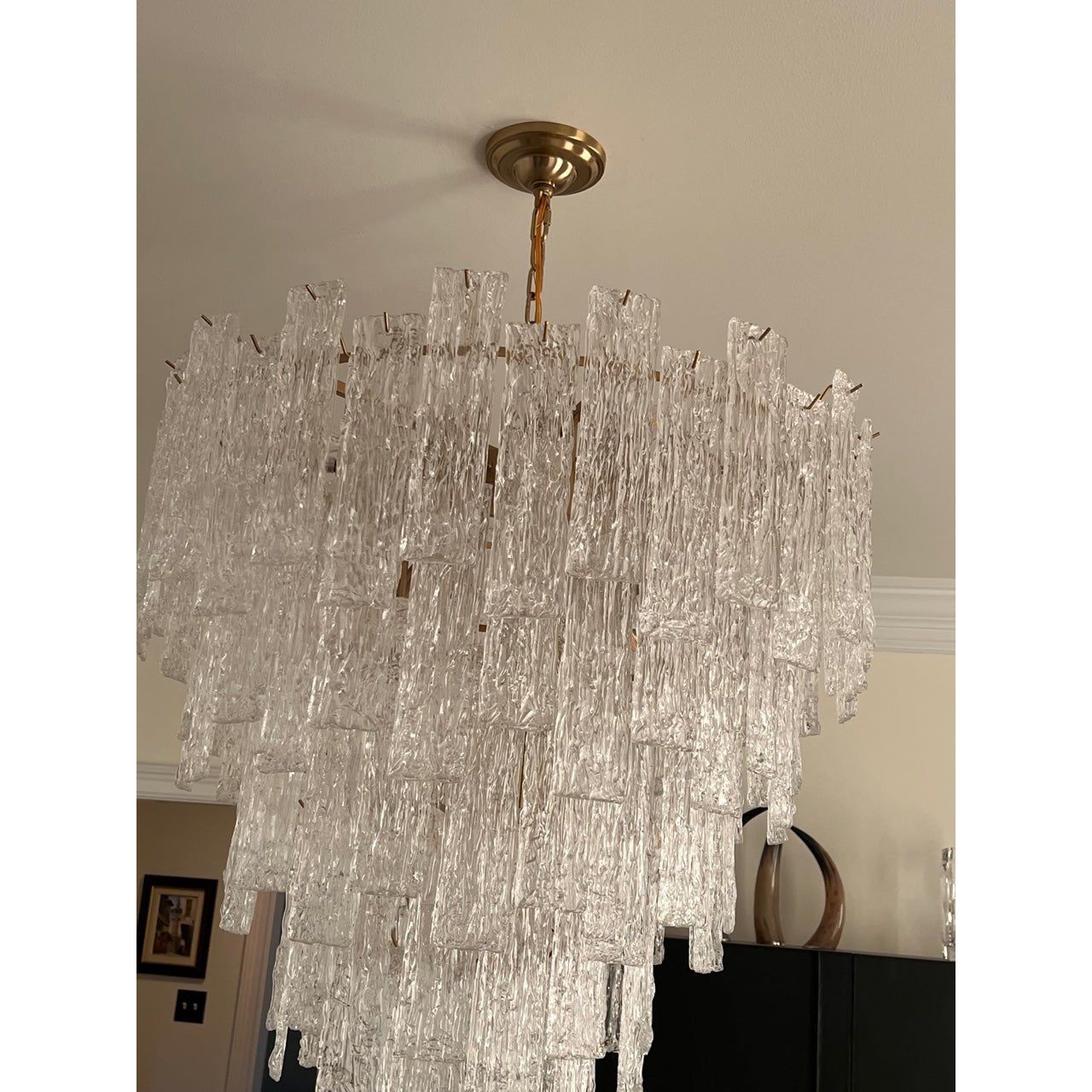 Giovanni Cascade Tiered Murano Glass Chandelier - Italian Concept