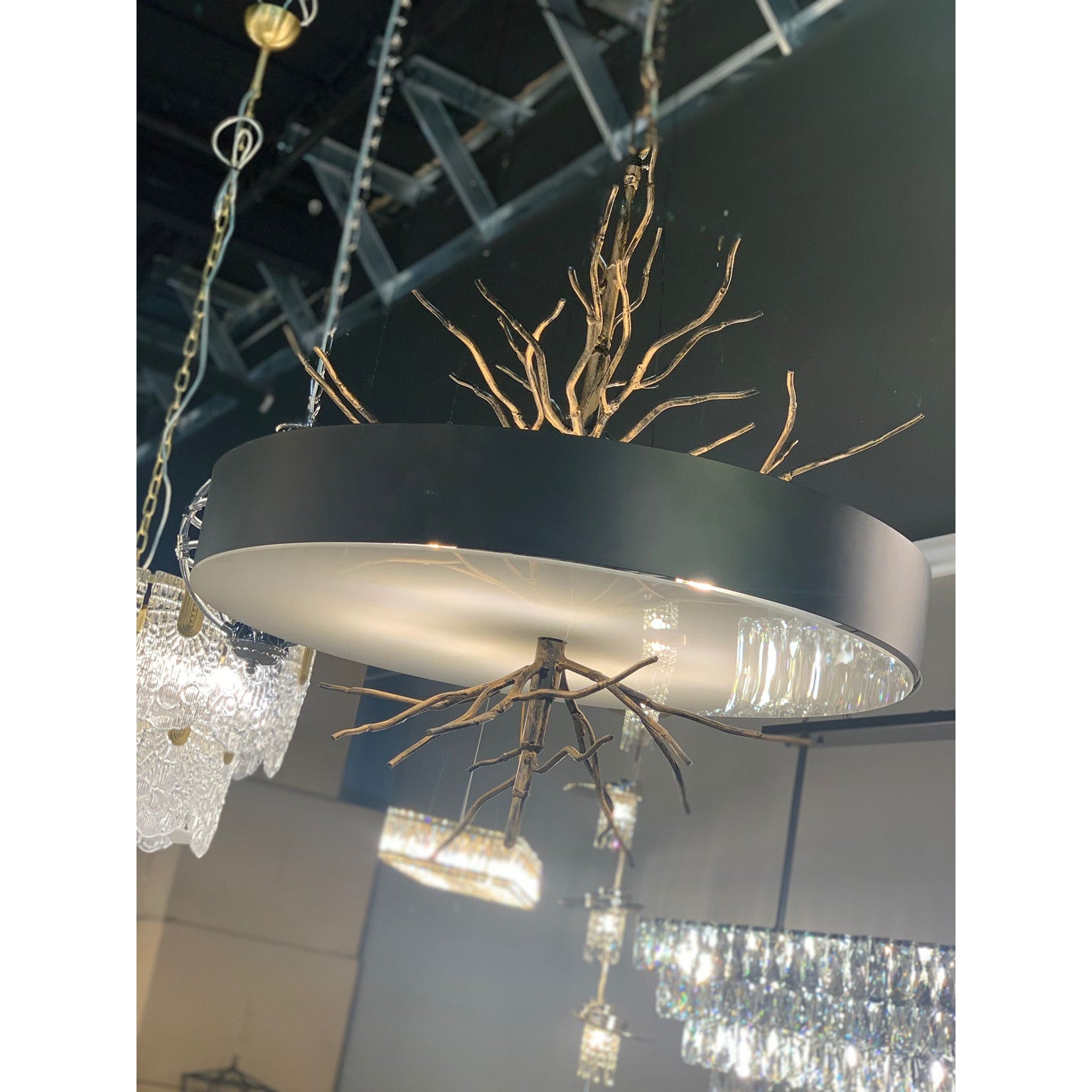 Organic Drum Branching Pendant Light 8031-700 - Italian Concept