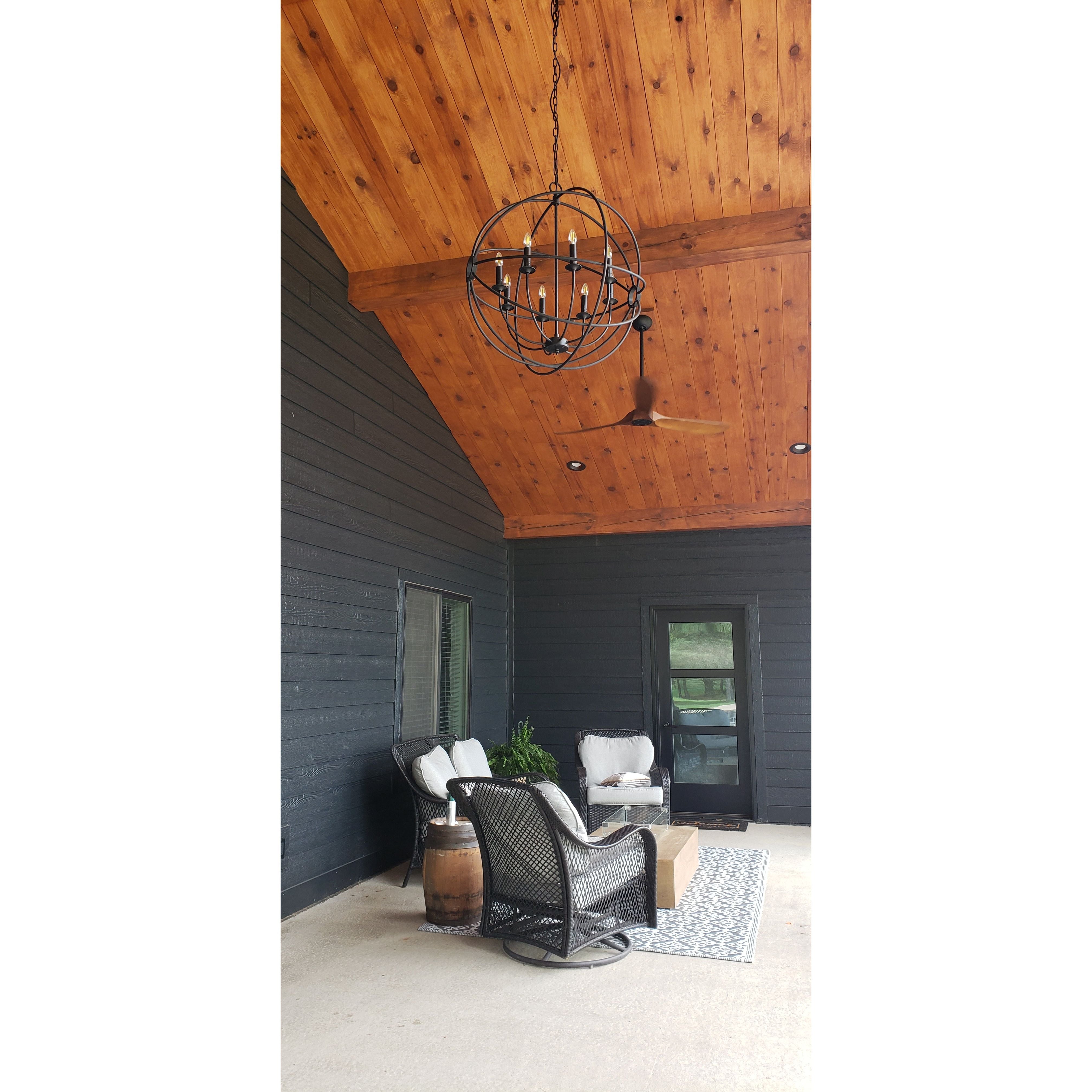 Venus Metal Farmhouse Orb Chandelier - Italian Concept