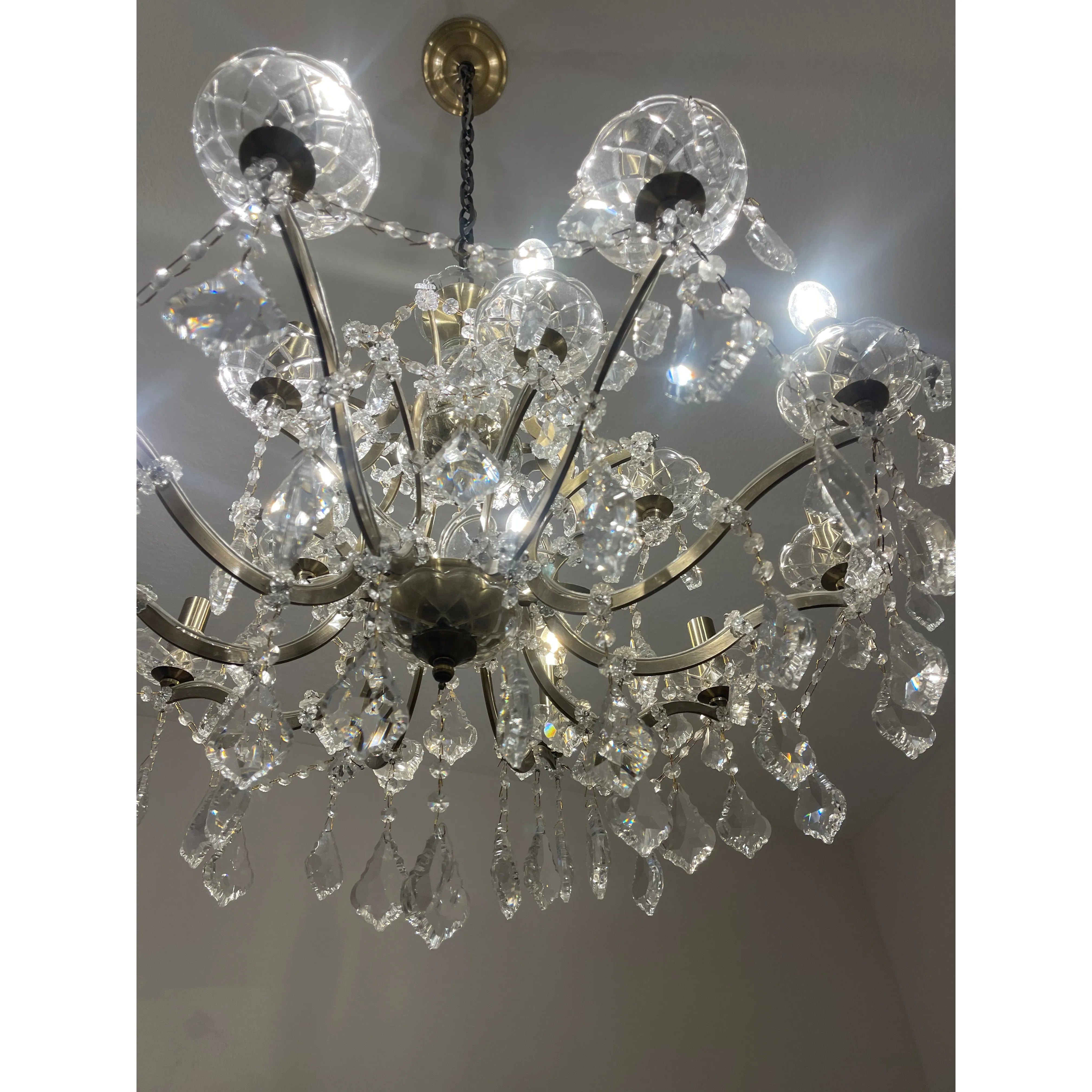 18 Light Maria Theresa Crystal Chandelier - Italian Concept - 