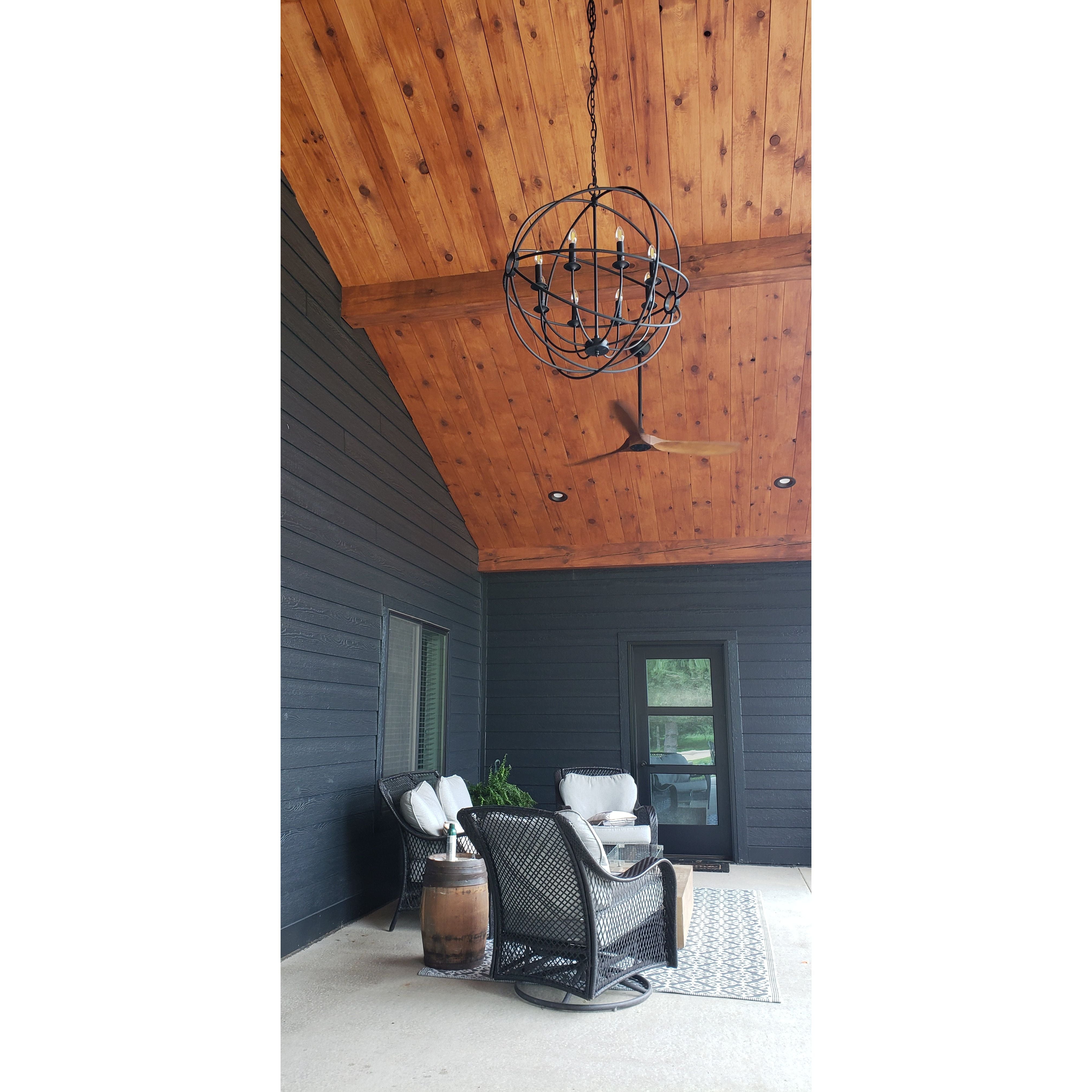 Venus Metal Farmhouse Orb Chandelier - Italian Concept