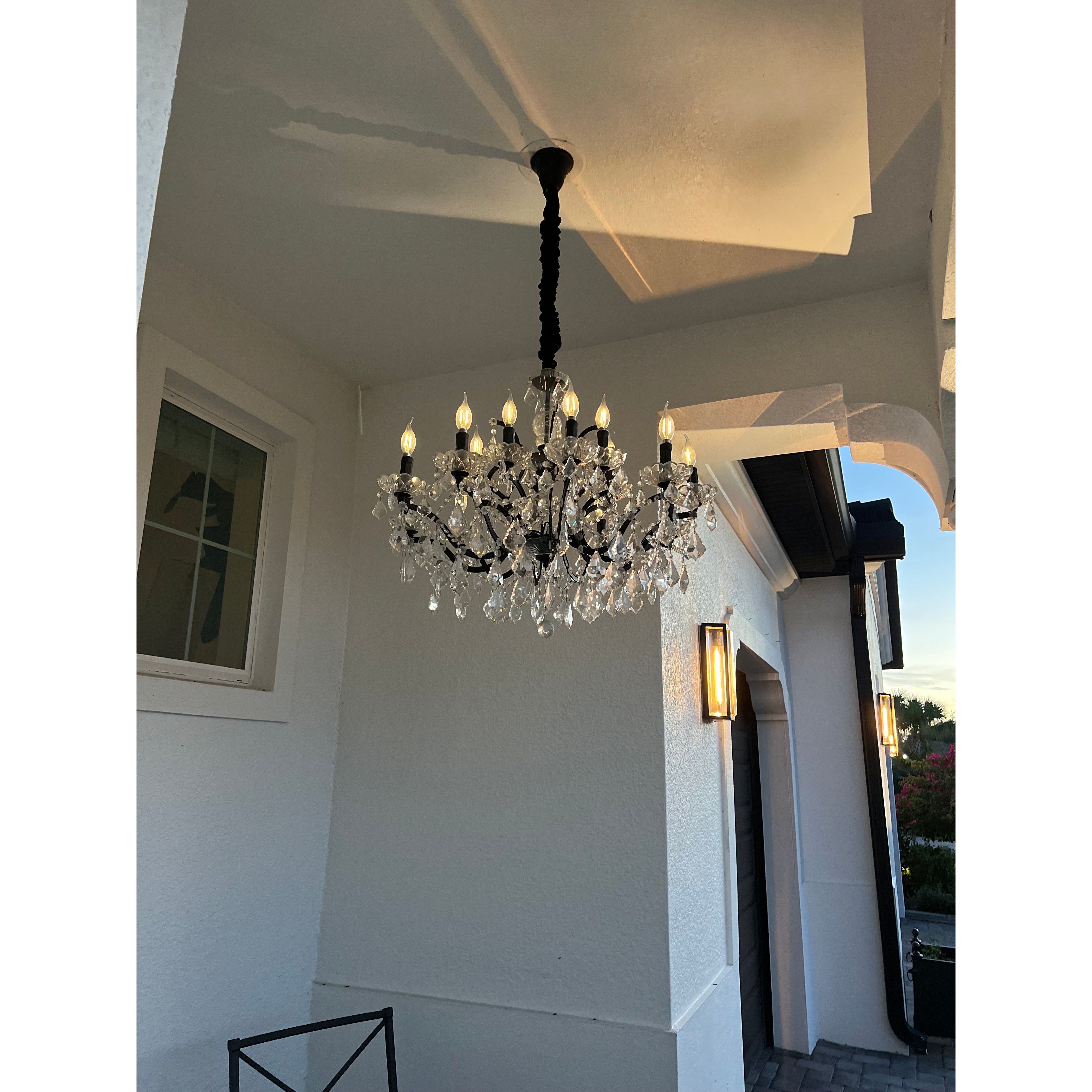 18 Light Maria Theresa Crystal Chandelier - Italian Concept