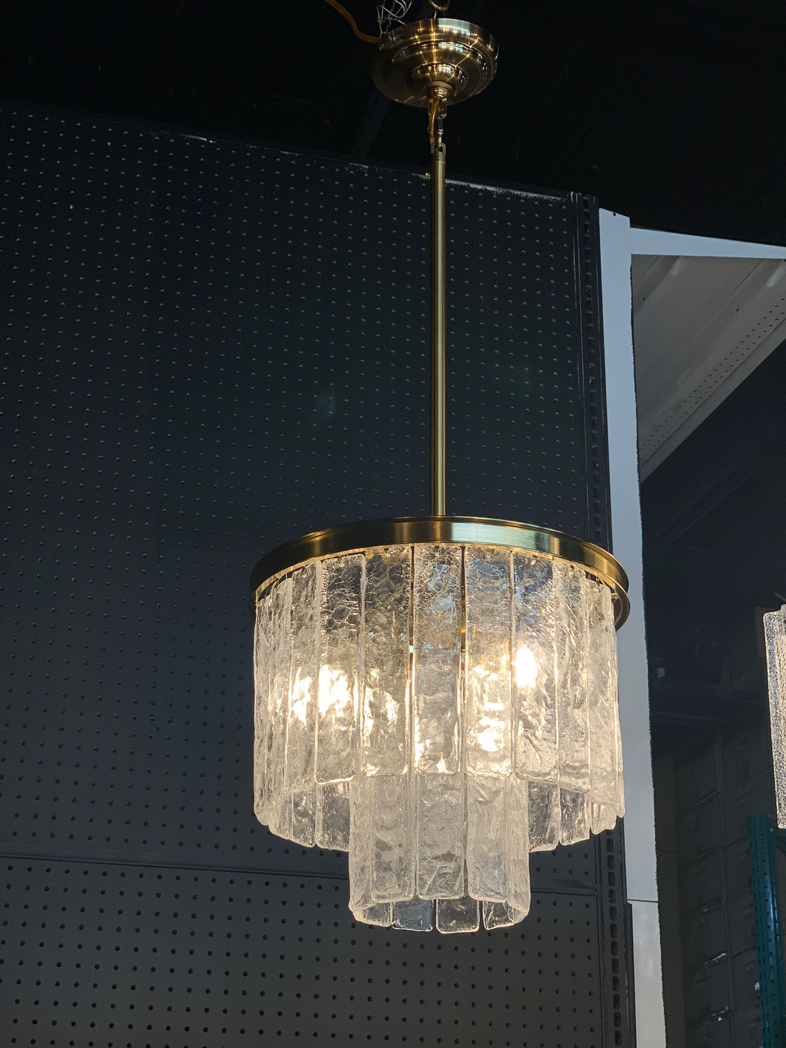 Seline Textured Glass Kitchen Island Pendant Light - Italian Concept - 