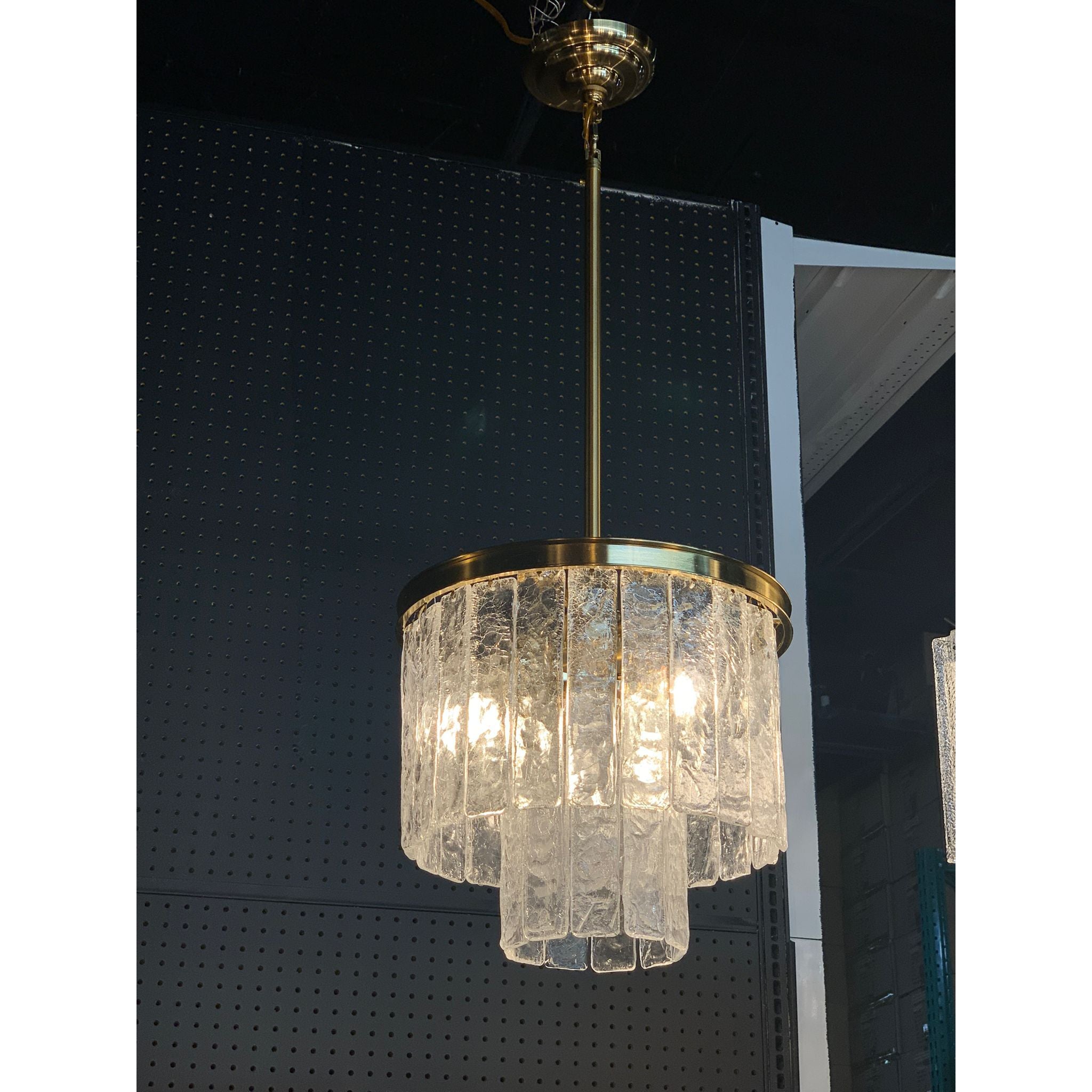 Seline Textured Glass Kitchen Island Pendant Light - Italian Concept - 