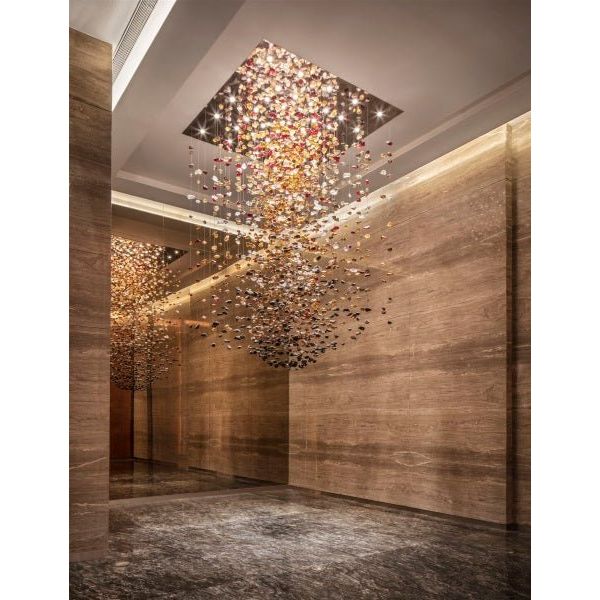 Rainfall Glass Gem Stone Chandelier - Italian Concept