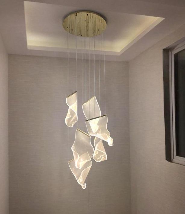 Axien Paper LED Foyer Pendant Light - Italian Concept - 
