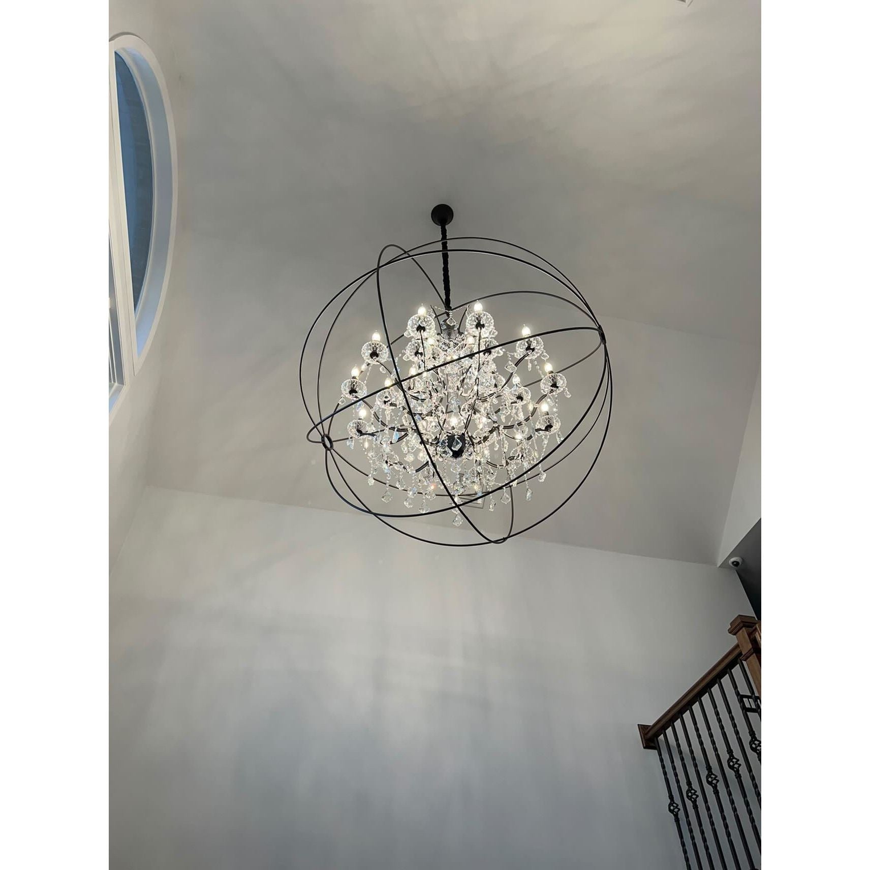 MN Iron Orb Crystal Chandelier - Italian Concept