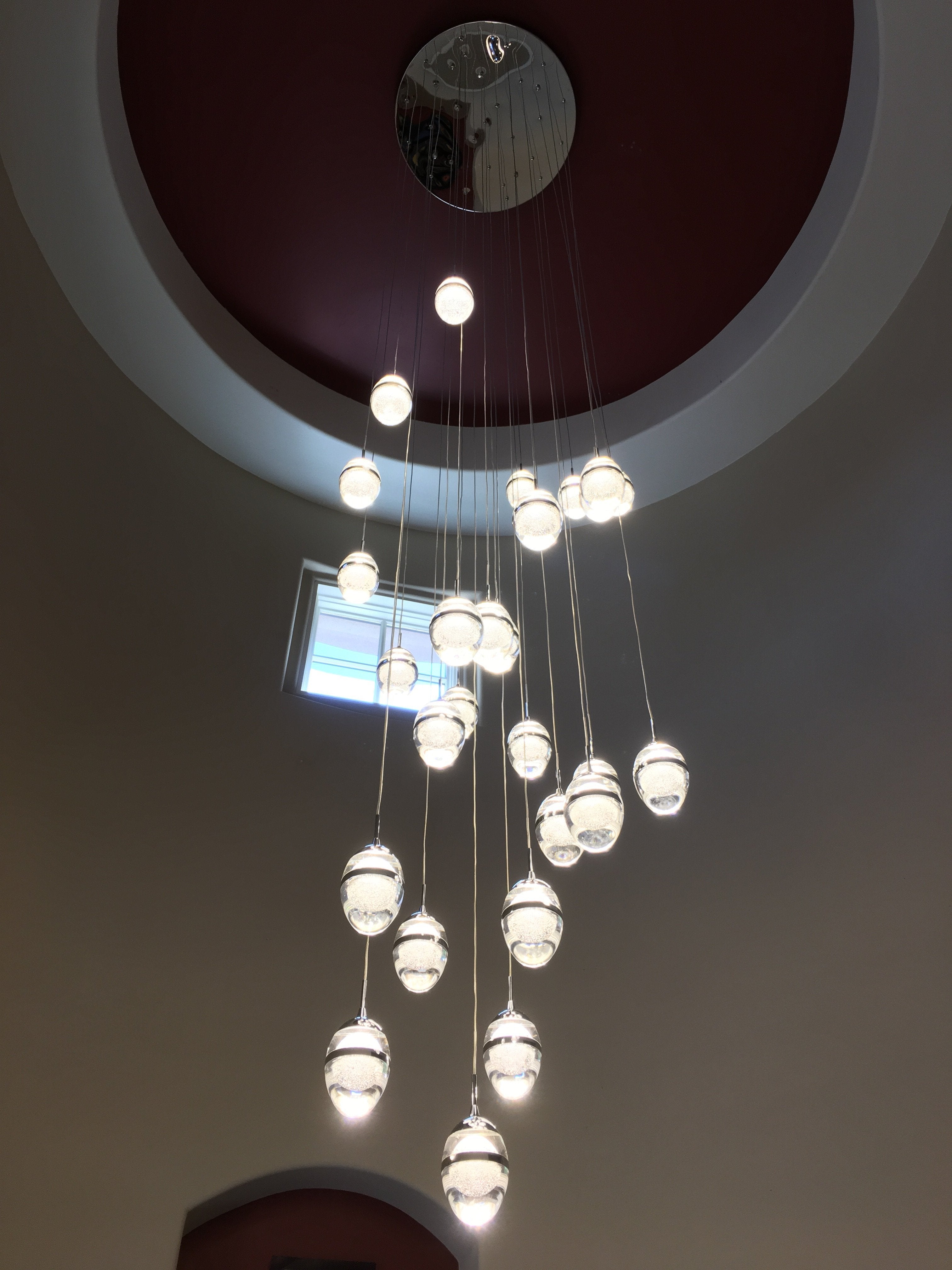 Infinity LED Glass Globe Bubble Chandelier - Italian Concept