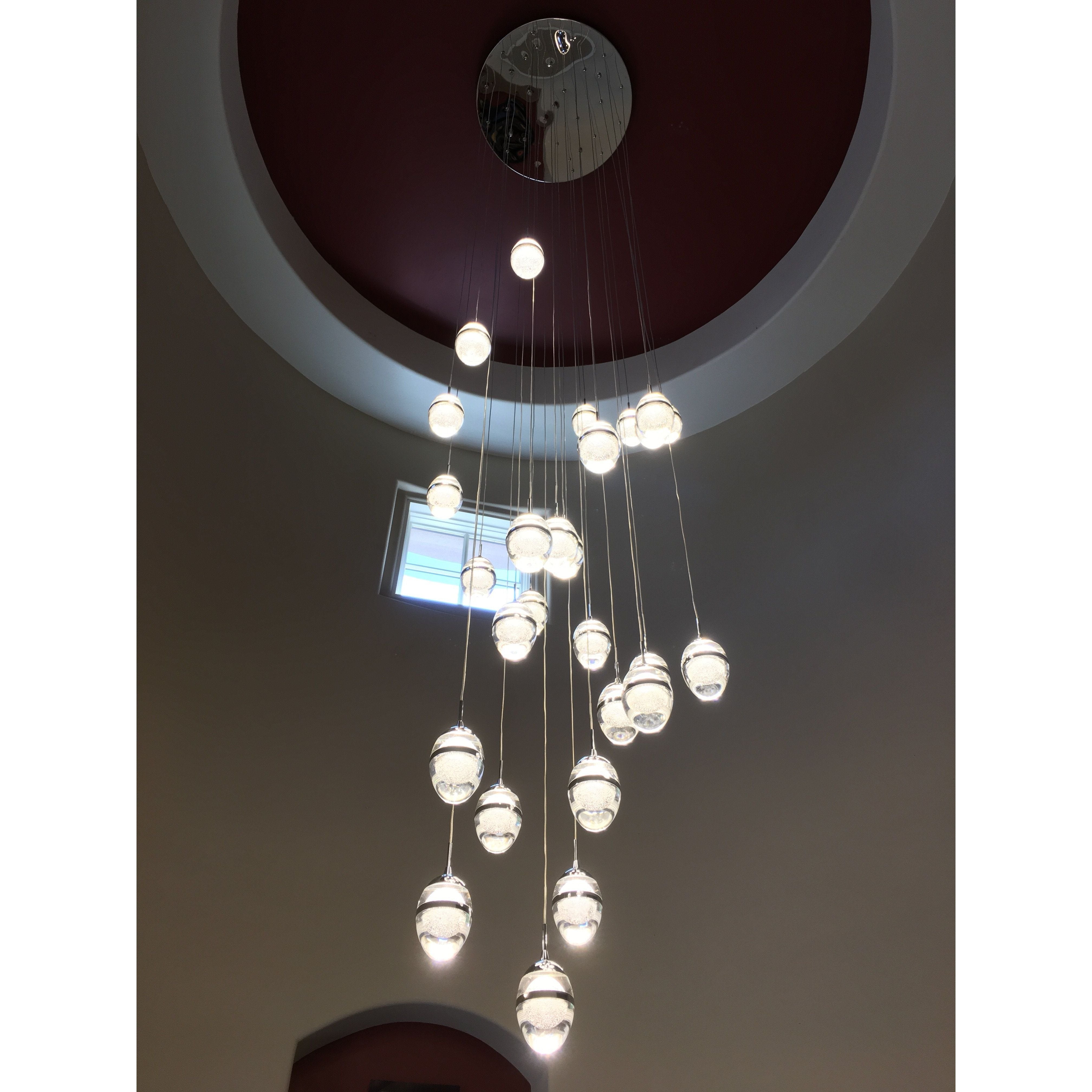 Infinity LED Glass Globe Bubble Chandelier - Italian Concept