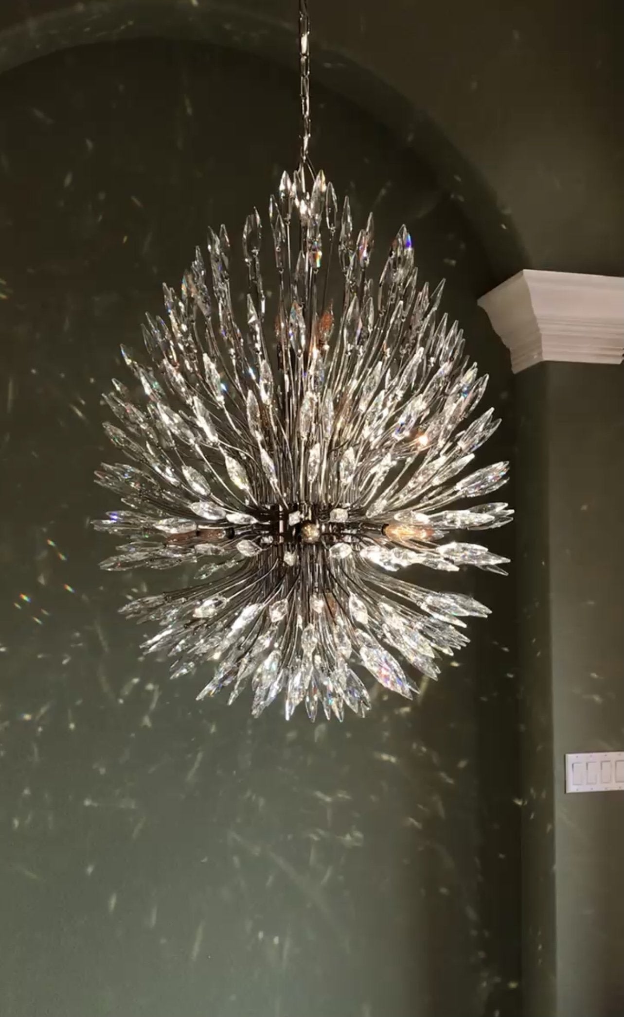 Lilyy Starburst Crystal Sputnik Chandelier - Italian Concept