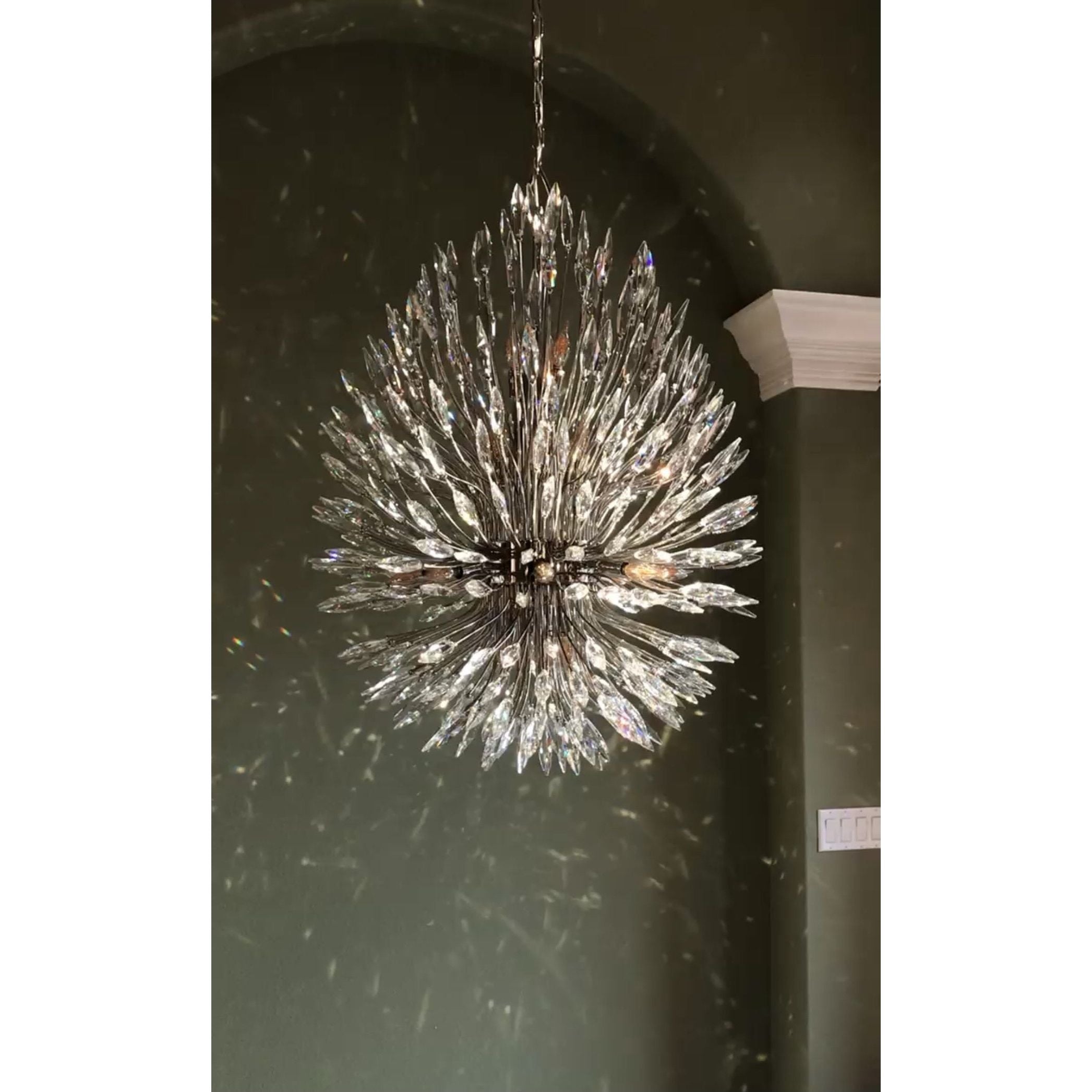 Lilyy Starburst Crystal Sputnik Chandelier - Italian Concept