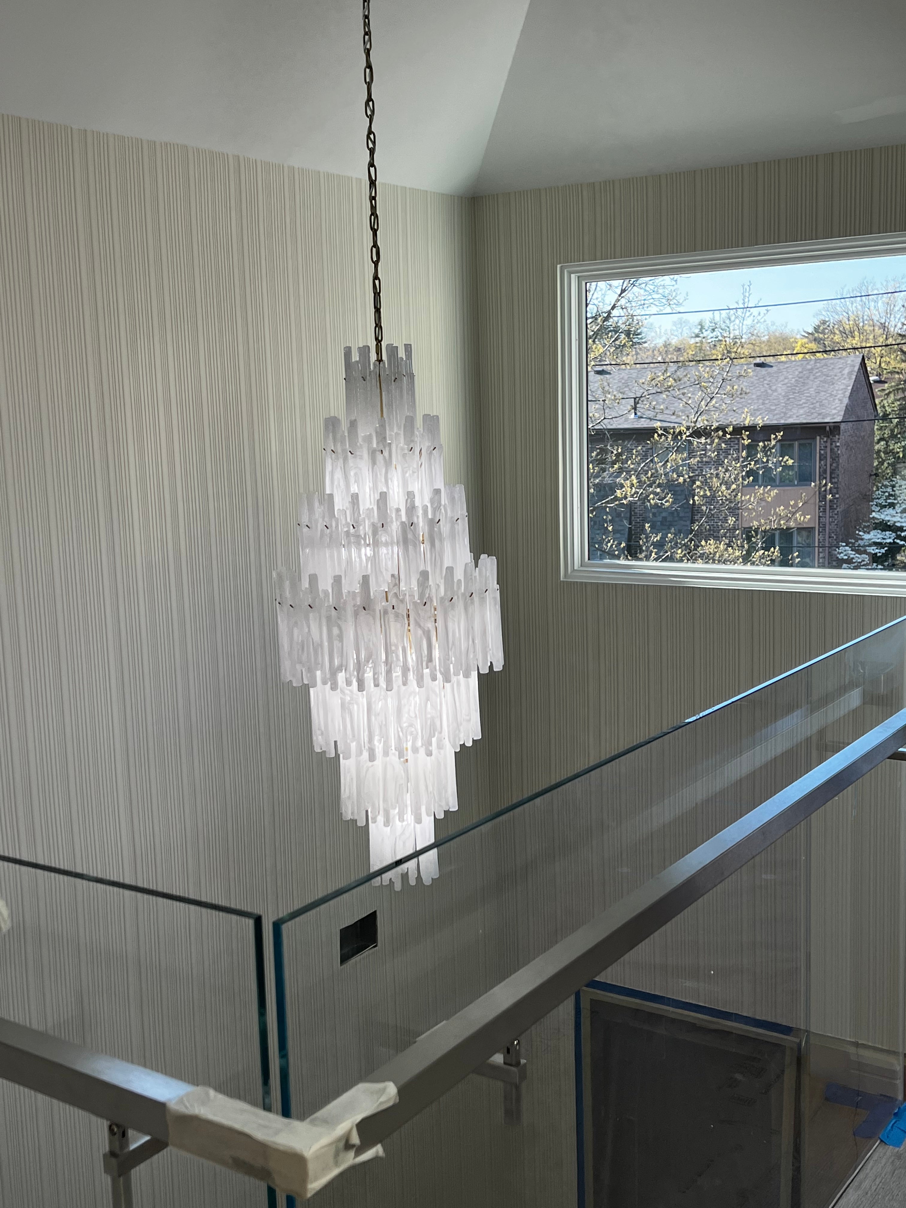 Blanche Tiered Murano Glass Chandelier - Italian Concept - 