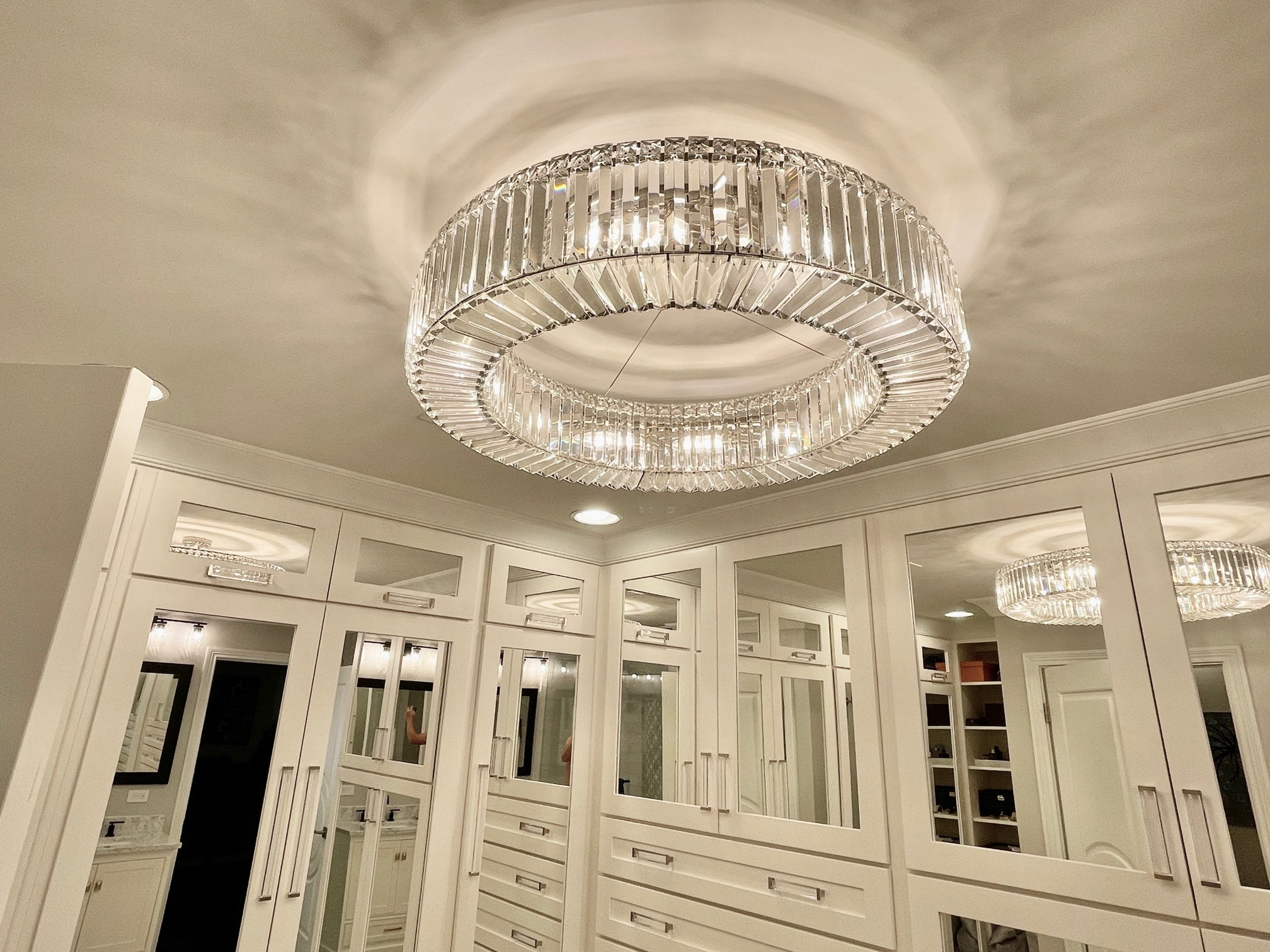 Jude Round Crystal Ring Chandelier - Italian Concept