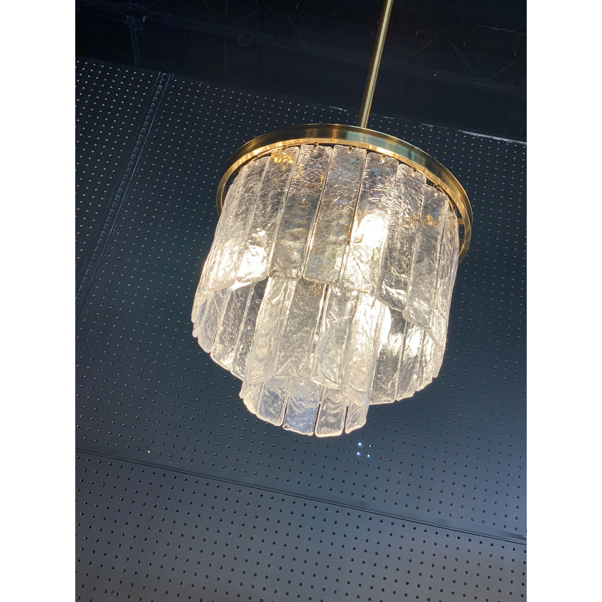 Seline Textured Glass Kitchen Island Pendant Light - Italian Concept - 