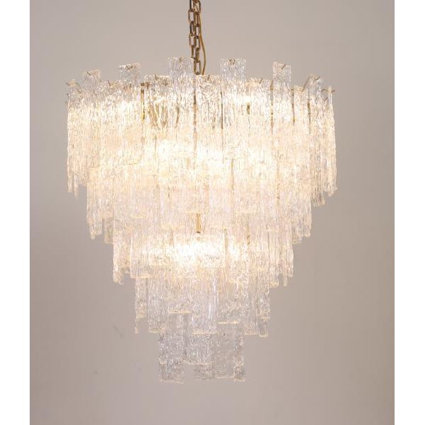 Giovanni Cascade Tiered Murano Glass Chandelier - Italian Concept