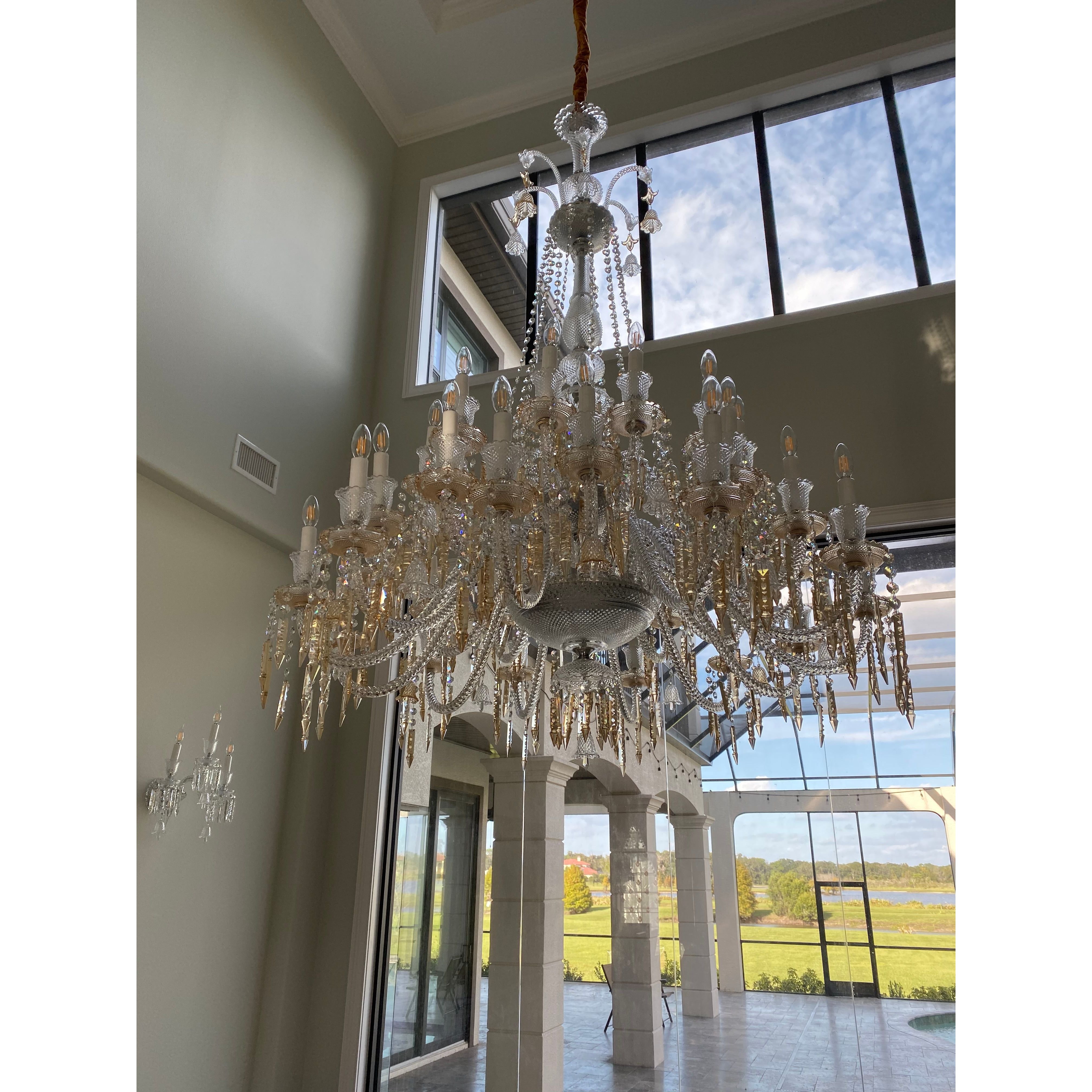 36 Light Antoinette Crystal Chandelier - Italian Concept - 