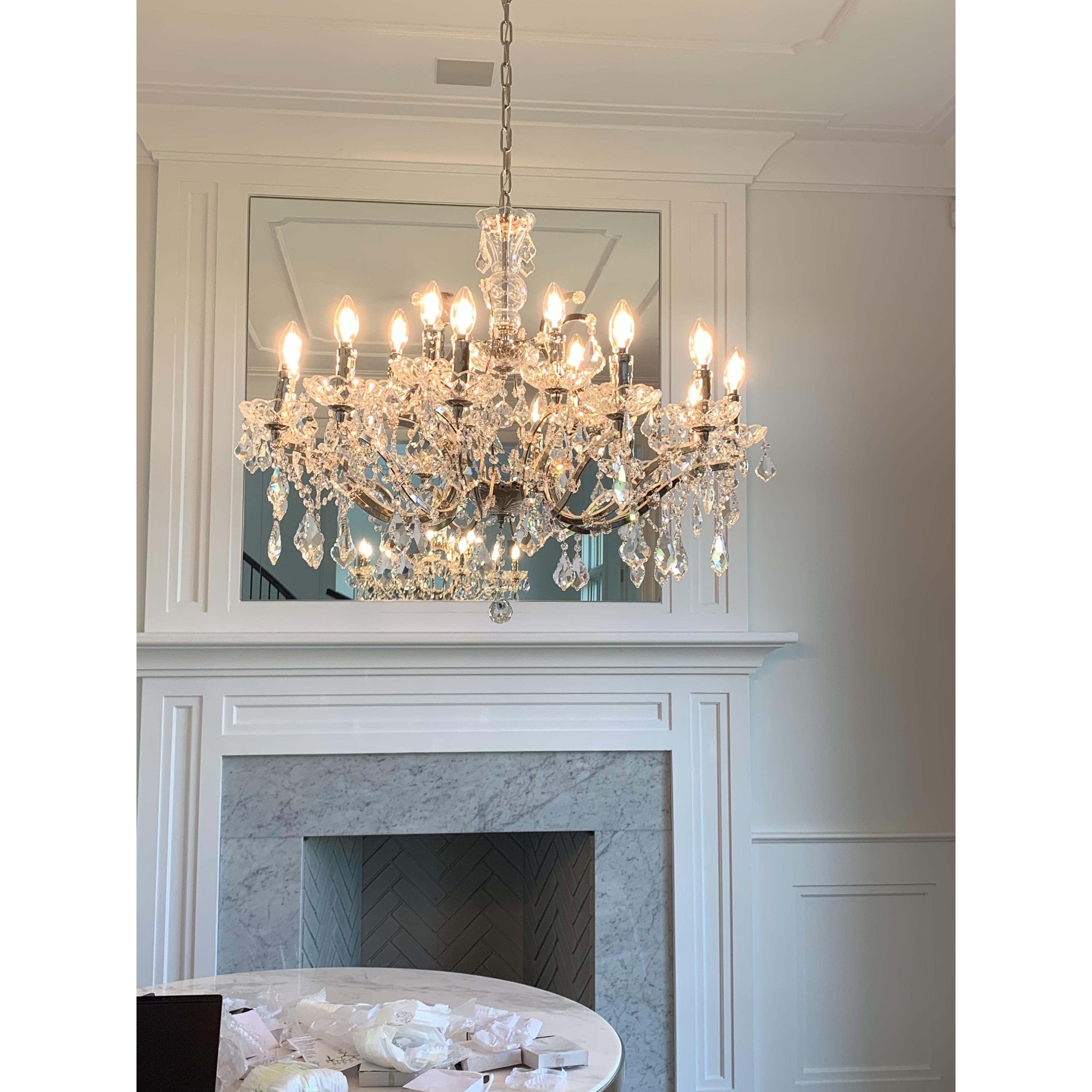 18 Light Maria Theresa Crystal Chandelier - Italian Concept - 