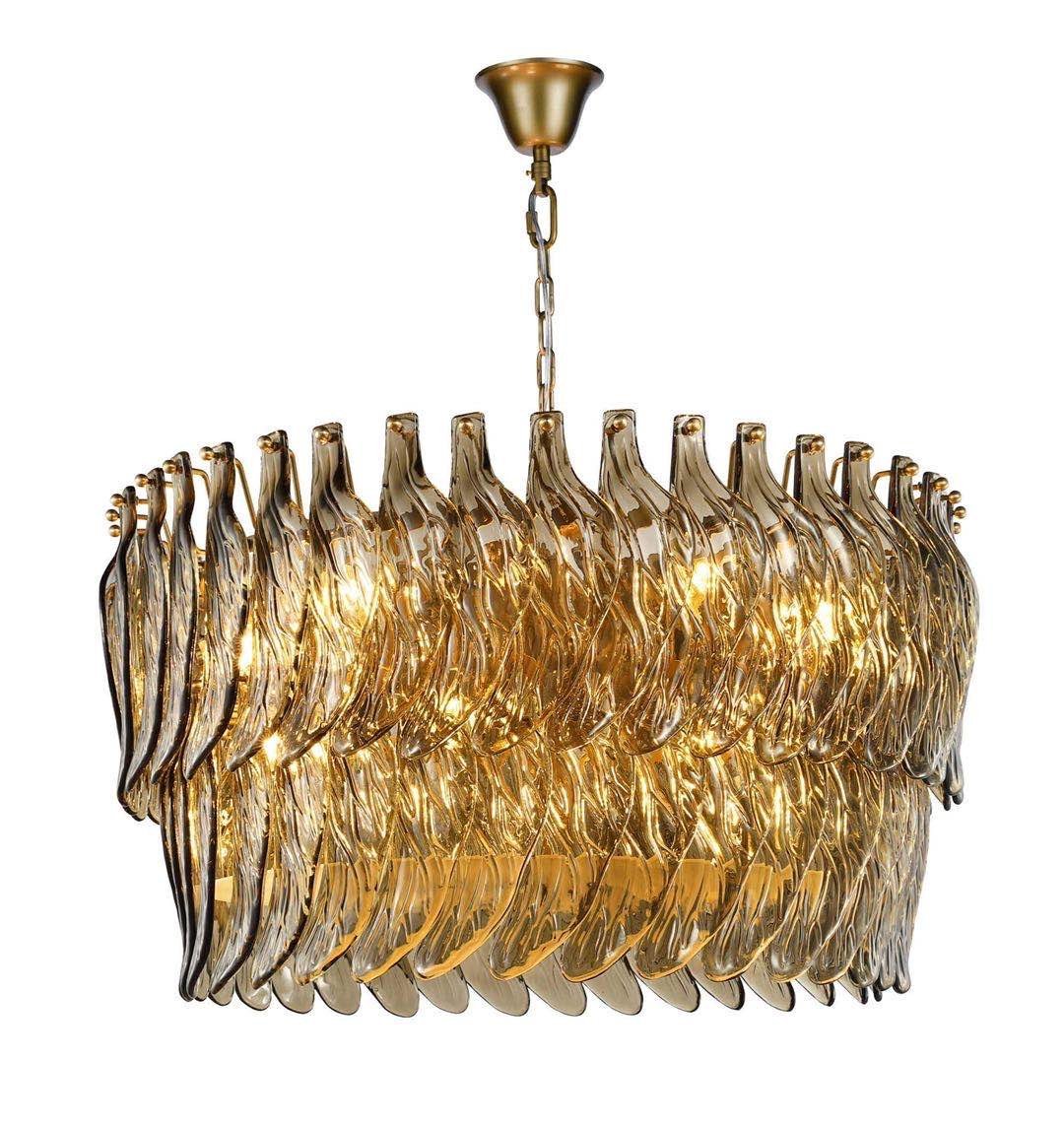 Glass Leaf 2-Tier Chandelier NEW Collection 2020 - 80 - Italian Concept