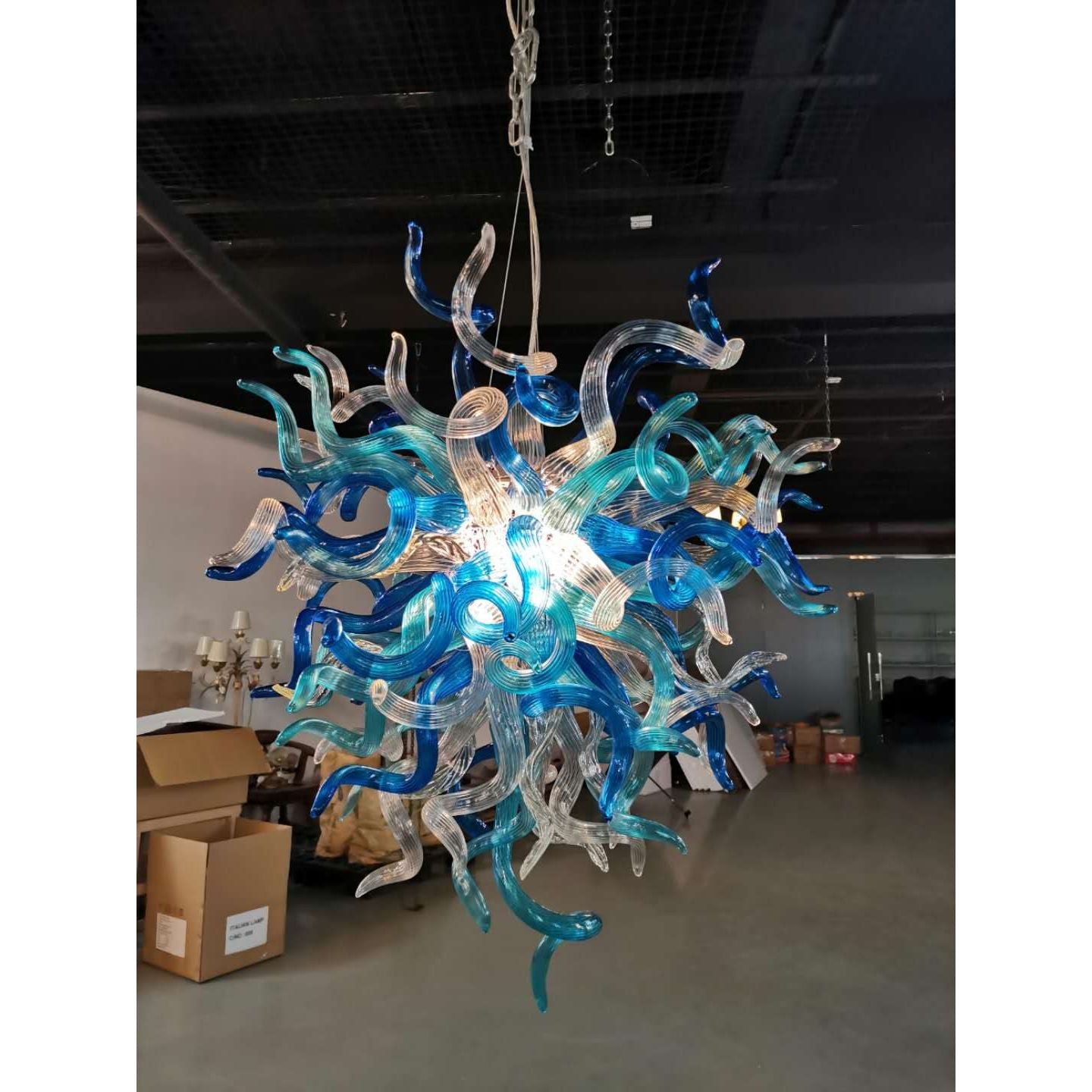 Lincoln Murano Sputnik Glass 24"W Chandelier