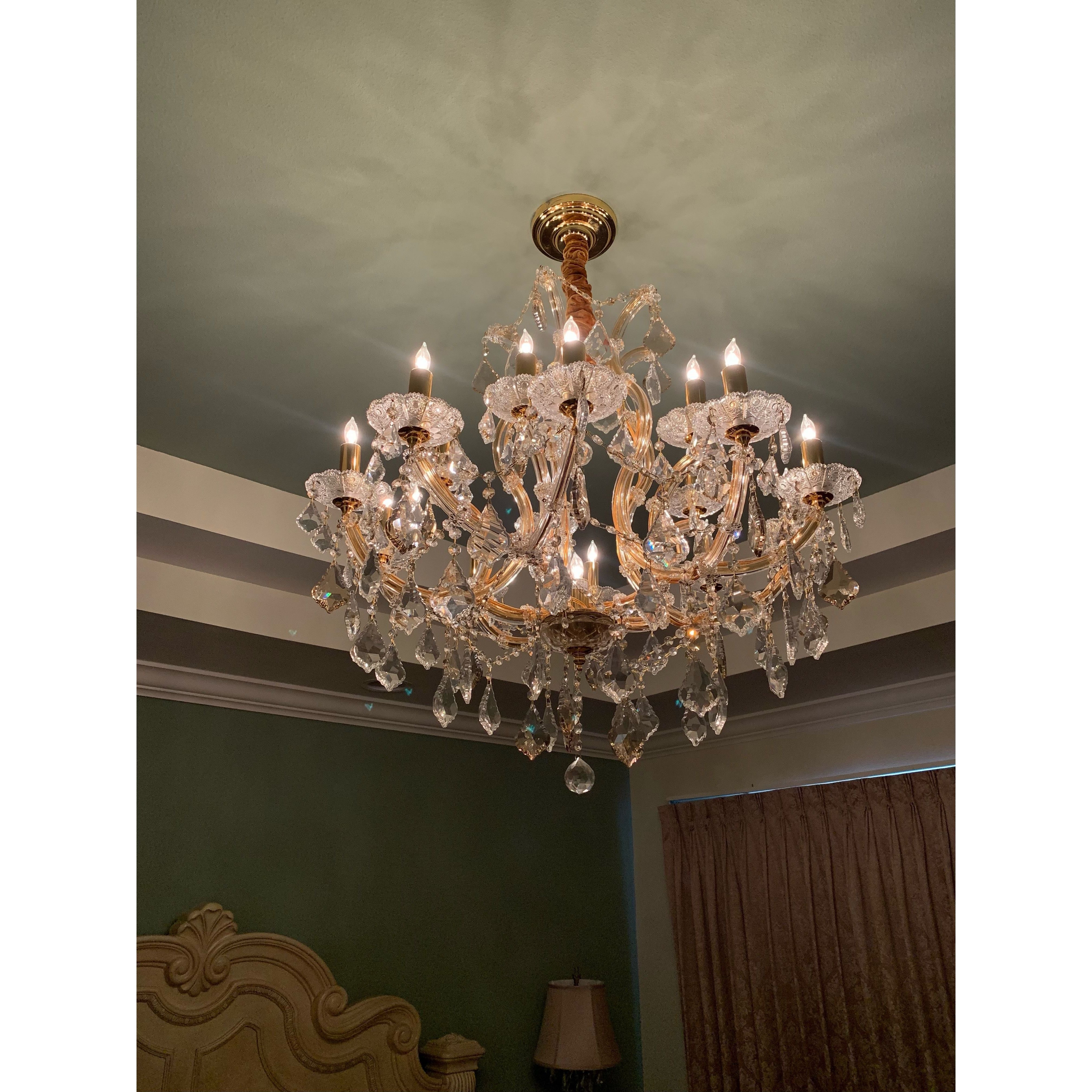 Gia Maria Theresa 8 Light Crystal Chandelier by Italian Concept - Italian Concept