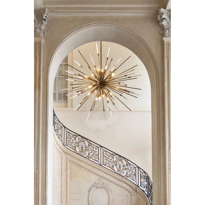 Marble Sputnik Starburst Chandelier - Italian Concept - Size