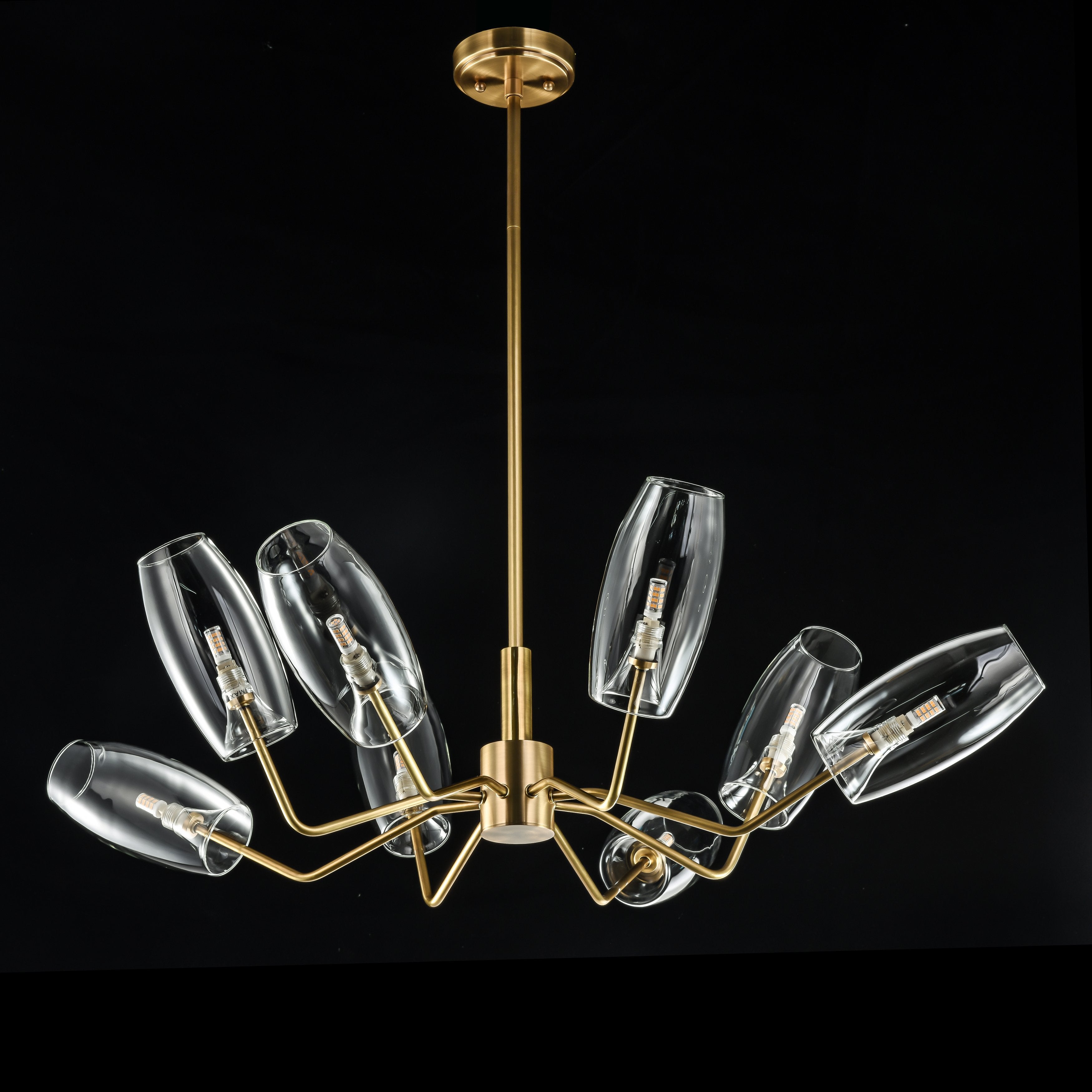 Amira Branching Glass Globe Chandelier - Italian Concept - 