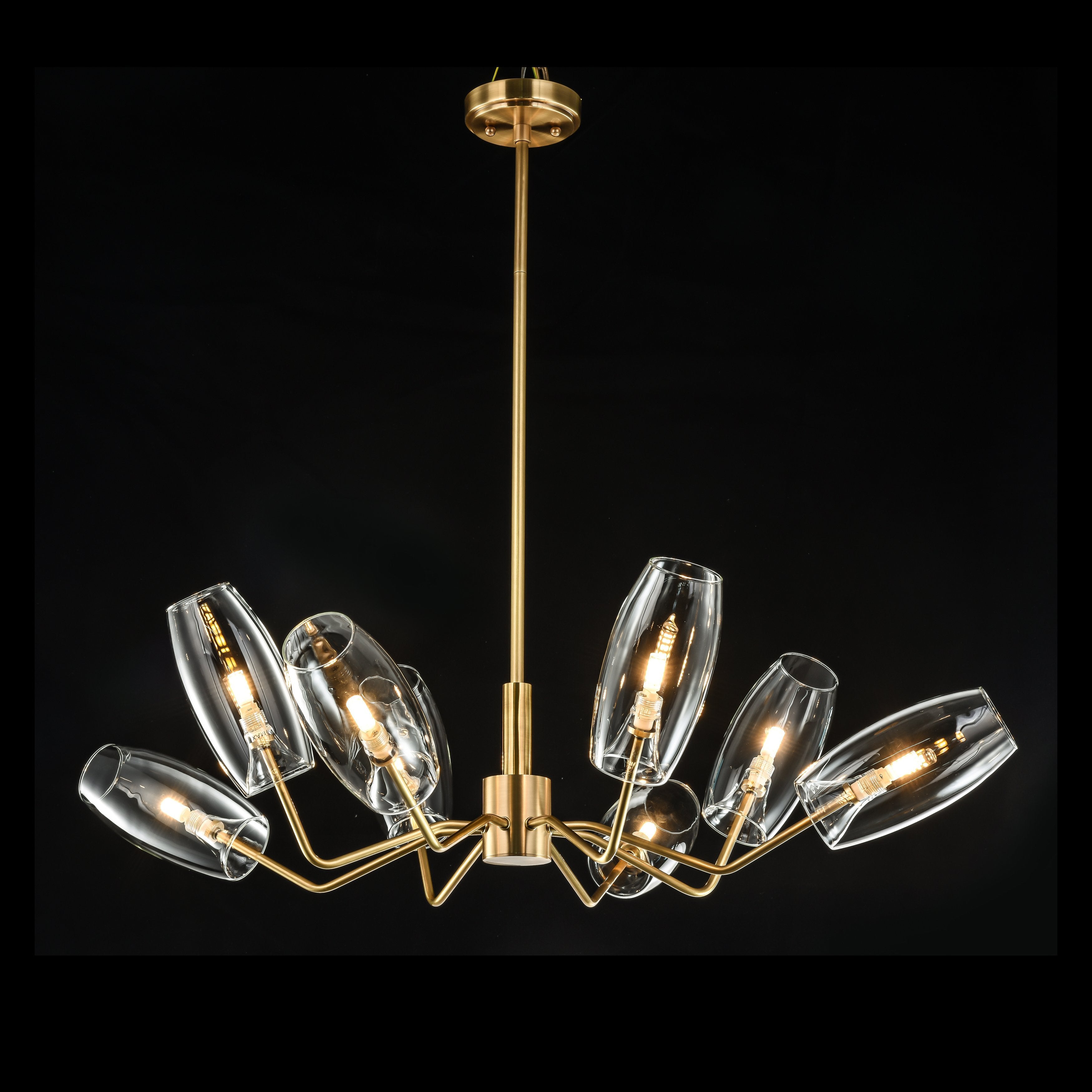 Amira Branching Glass Globe Chandelier - Italian Concept - 